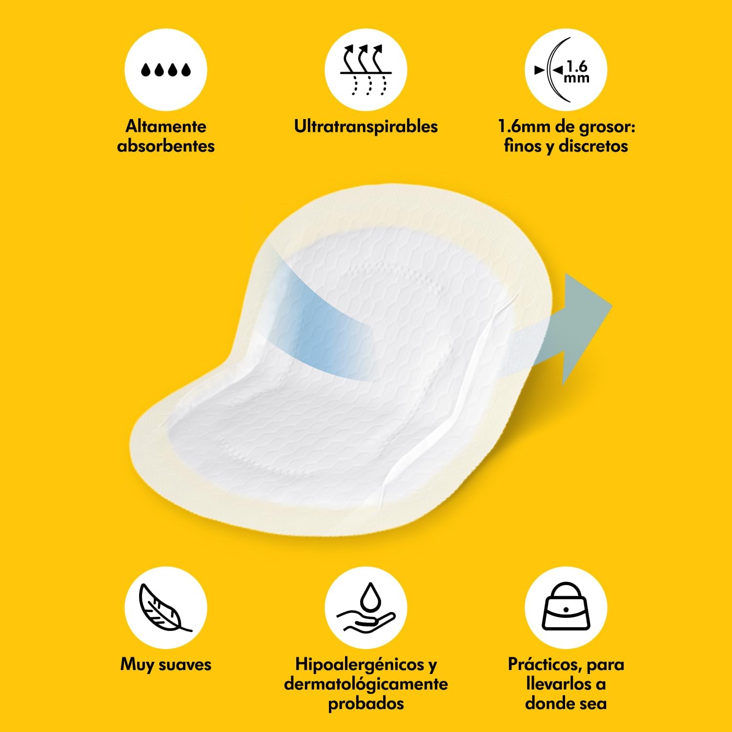 Medela discos absorventes respiráveis para amamentação, design discreto para uso confortável, embalagem de 120, exclusivo na Amazon