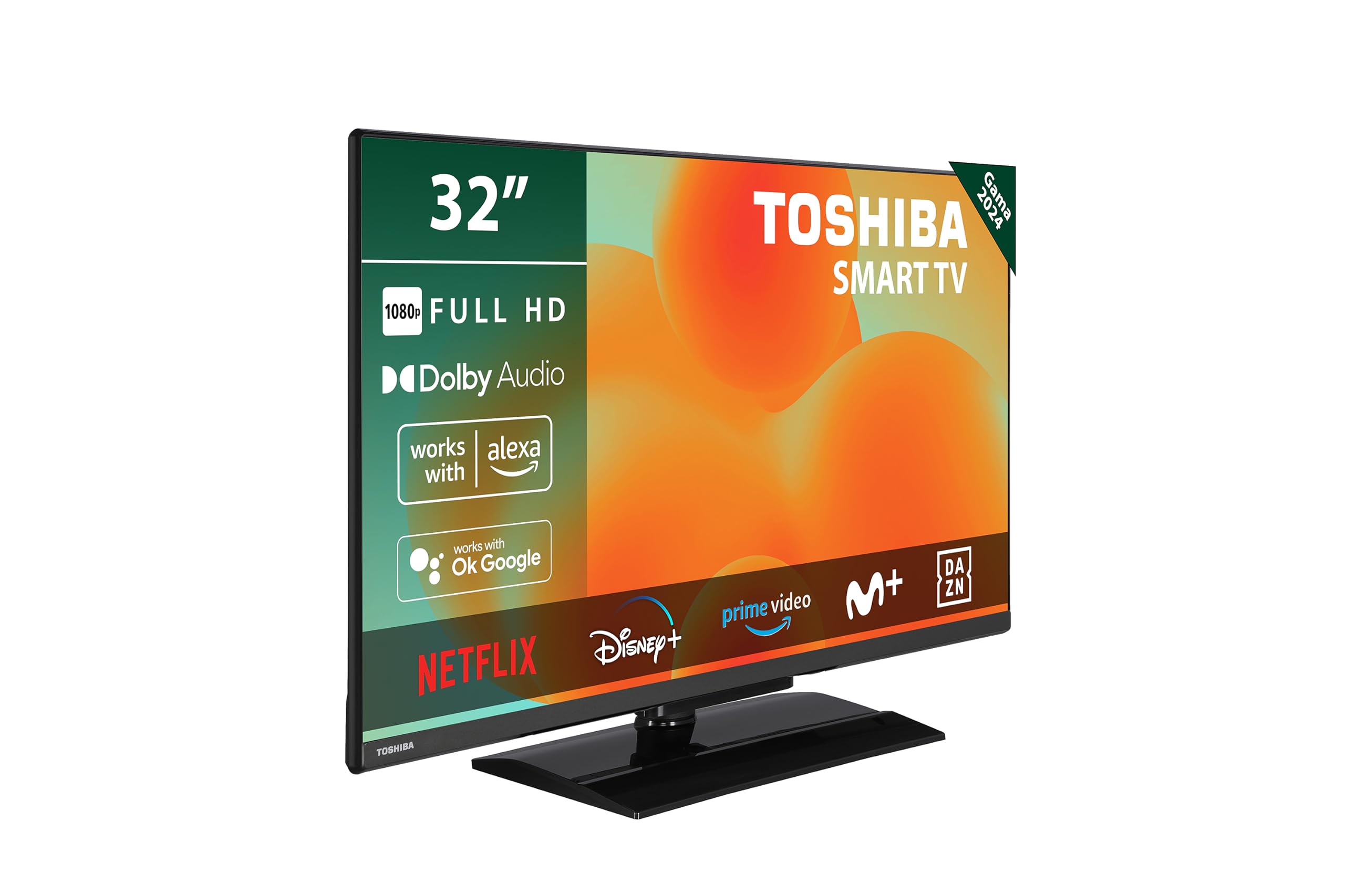 TOSHIBA 50UV2363DG Smart TV 4K UHD de 50", sin Marcos, con HDR10, Dolby Audio, Compatible con Asistente de Voz Alexa y Google