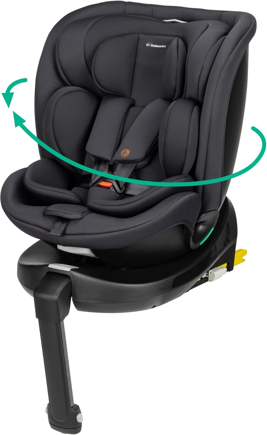 Bebeconfort RevolveFix Plus 360 i-Size, Cadeira de carro 360, 0-12 anos, 40-150 cm, cadeira de carro ISOFIX, suporte para perna, rotação de 360, 8 posições de relinação, 12 posições repos-cabeça, full