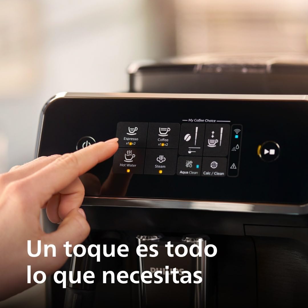 Philips Serie Máquina de café super automática, com ecrã tátil, muito fácil de limpar