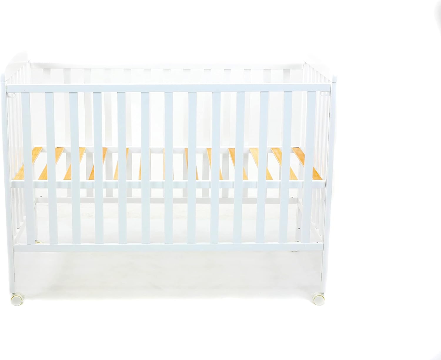 Asalvo 12371 - Berço de madeira, 120 x 60 cm, branco