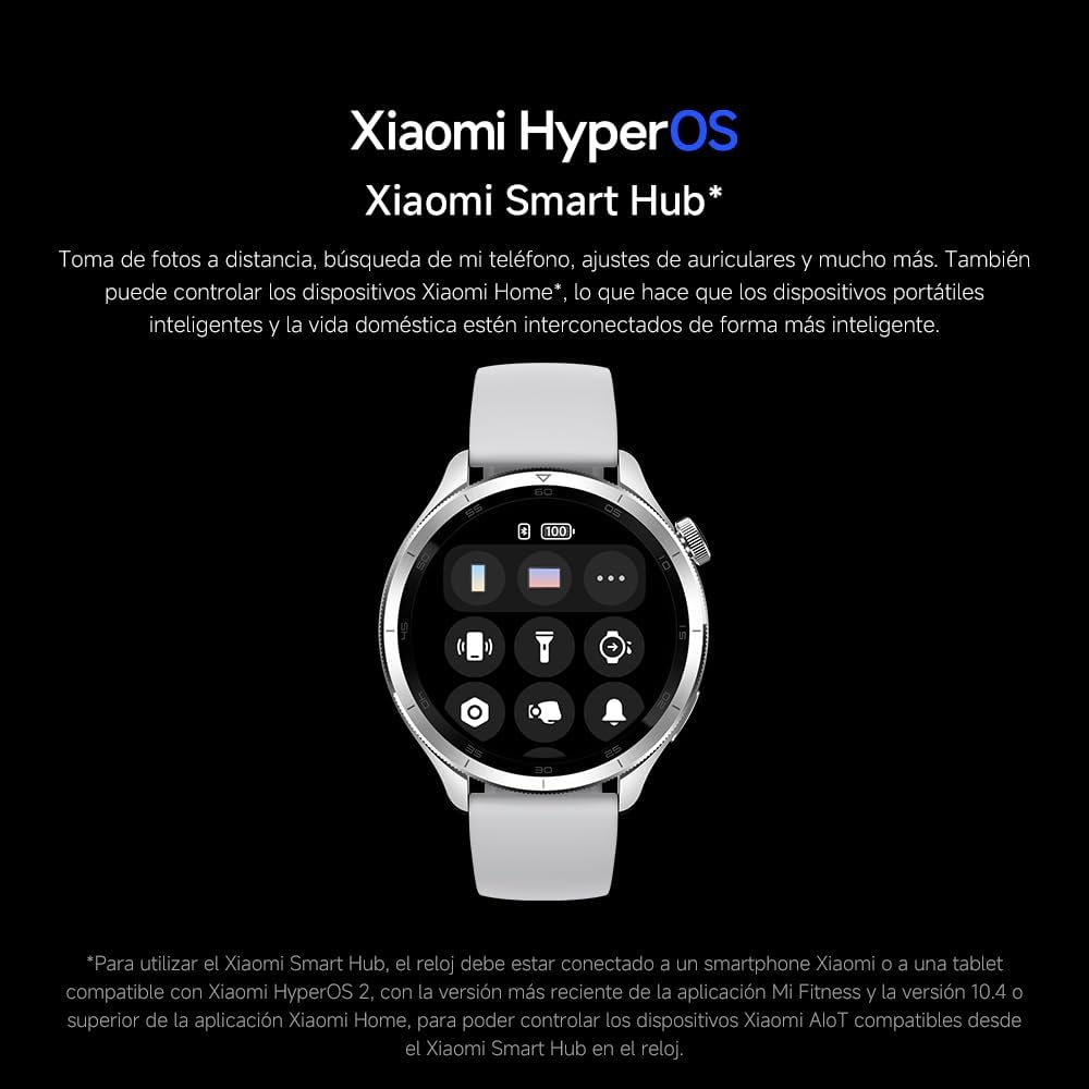 Xiaomi Watch S4, versão Bluetooth, modo desportivo profissional avançado, moldura de mudança rápida de 2,0, ecrã AMOLED de 1,43 polegadas circular, monitor de frequência cardíaca e sono, preto