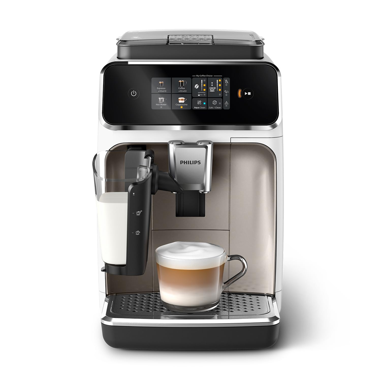 Philips Serie Máquina de café super automática, com ecrã tátil, muito fácil de limpar