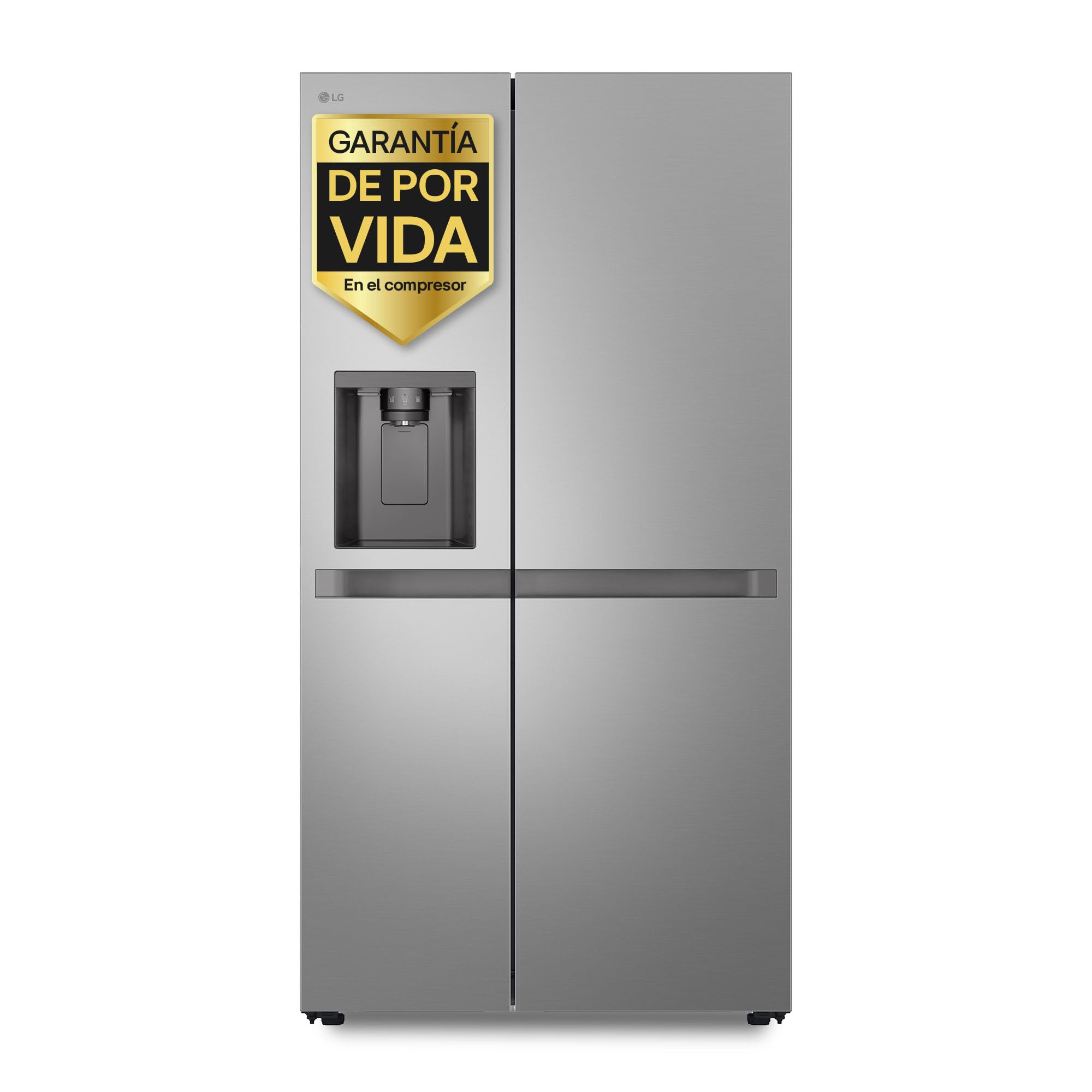 LG GSBC40PYPE Frigorífico Side by Side, série 400, Linear Cooling, multi AirFlow, classificação E, 641 l, Inox anti-impressões