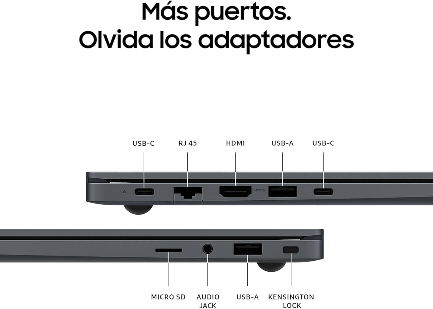 Samsung Galaxy Book4, Computador portátil ultrafino de 15,6", Full HD LED, Intel Core i5-1335U, 16 GB RAM, 512 GB SSD, Intel Iris Xe Graphics, Windows 11 Home, cinzento, teclado QWERTY espanhol