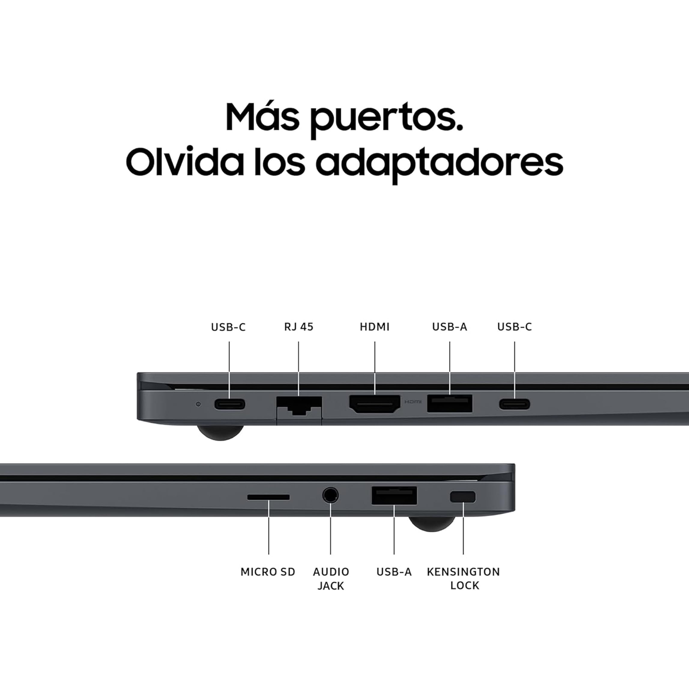 Samsung Galaxy Book4, 15.6" Full HD LED Ultra-Thin Laptop, Intel Core i7 13th Gen i7-1355U, 16GB RAM, 512GB SSD, Intel Iris Xe Graphics, Windows 11 Home, Grey, Spanish QWERTY Keyboard