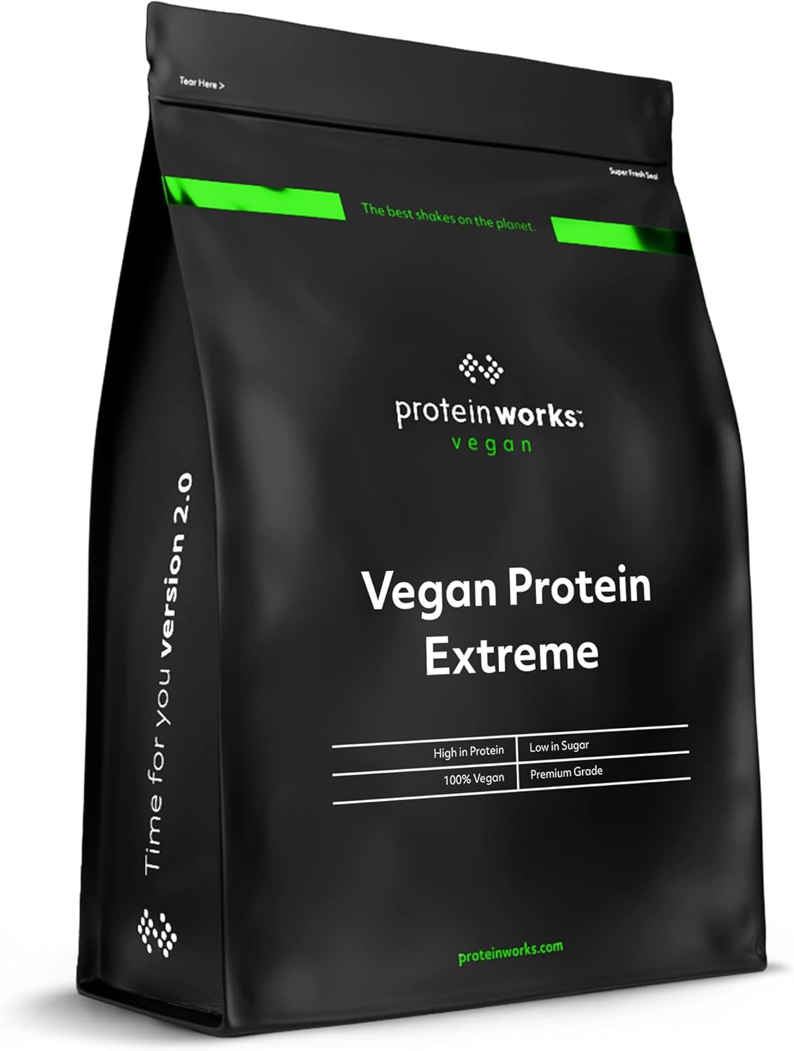 Protein Works - Proteína vegana extrema - 100% à base de plantas - mistura de 5 proteínas - proteína vegetal em pó - 57 liquidados, chocolate macio - 2 kg