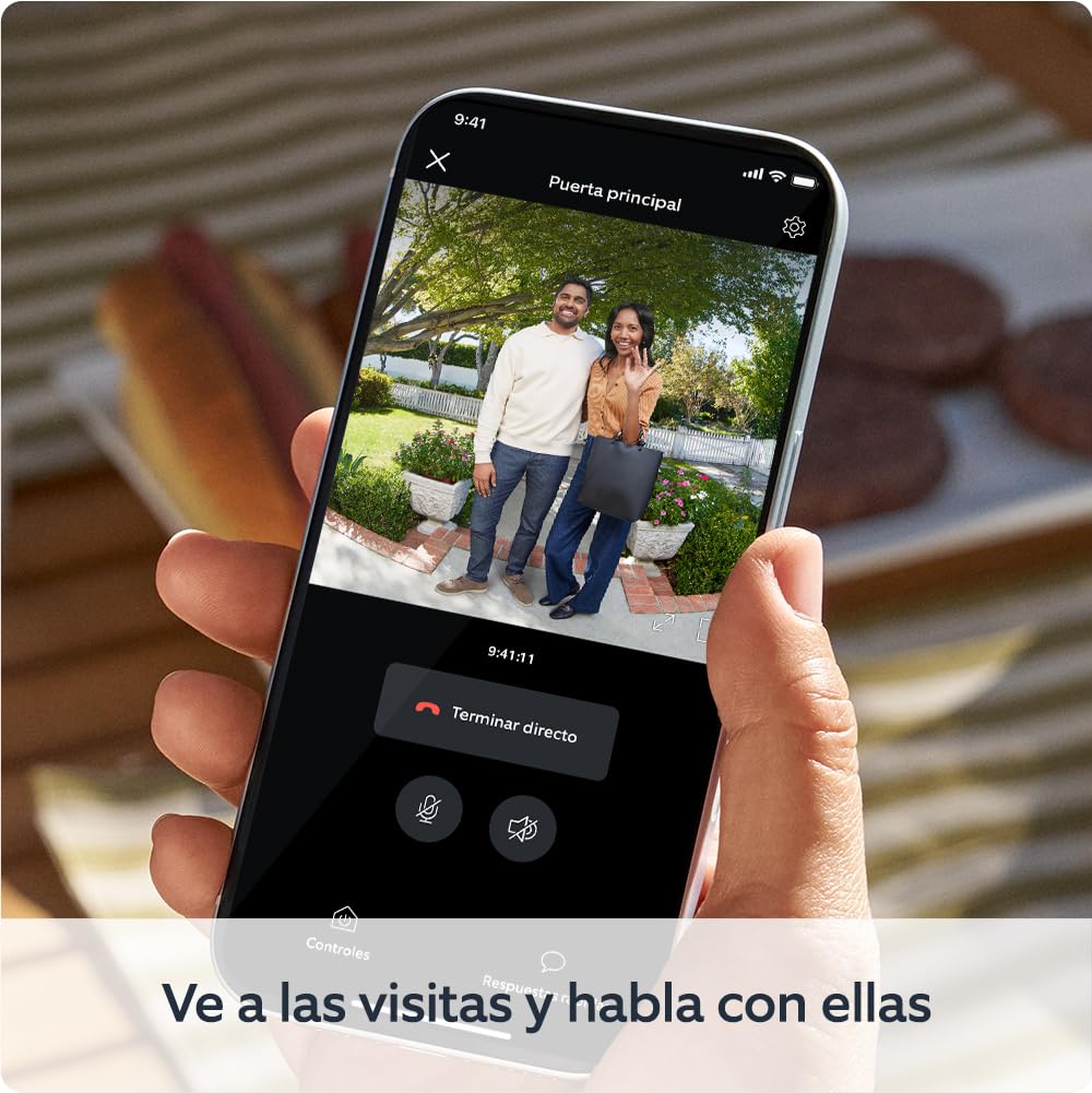 Ring videotimbre con batería (Battery Video Doorbell) (2024), con vídeo HD de cuerpo entero, instalación fácil por cuenta propia (5 min) | con batería integrada I 30 días gratis de Ring Protect