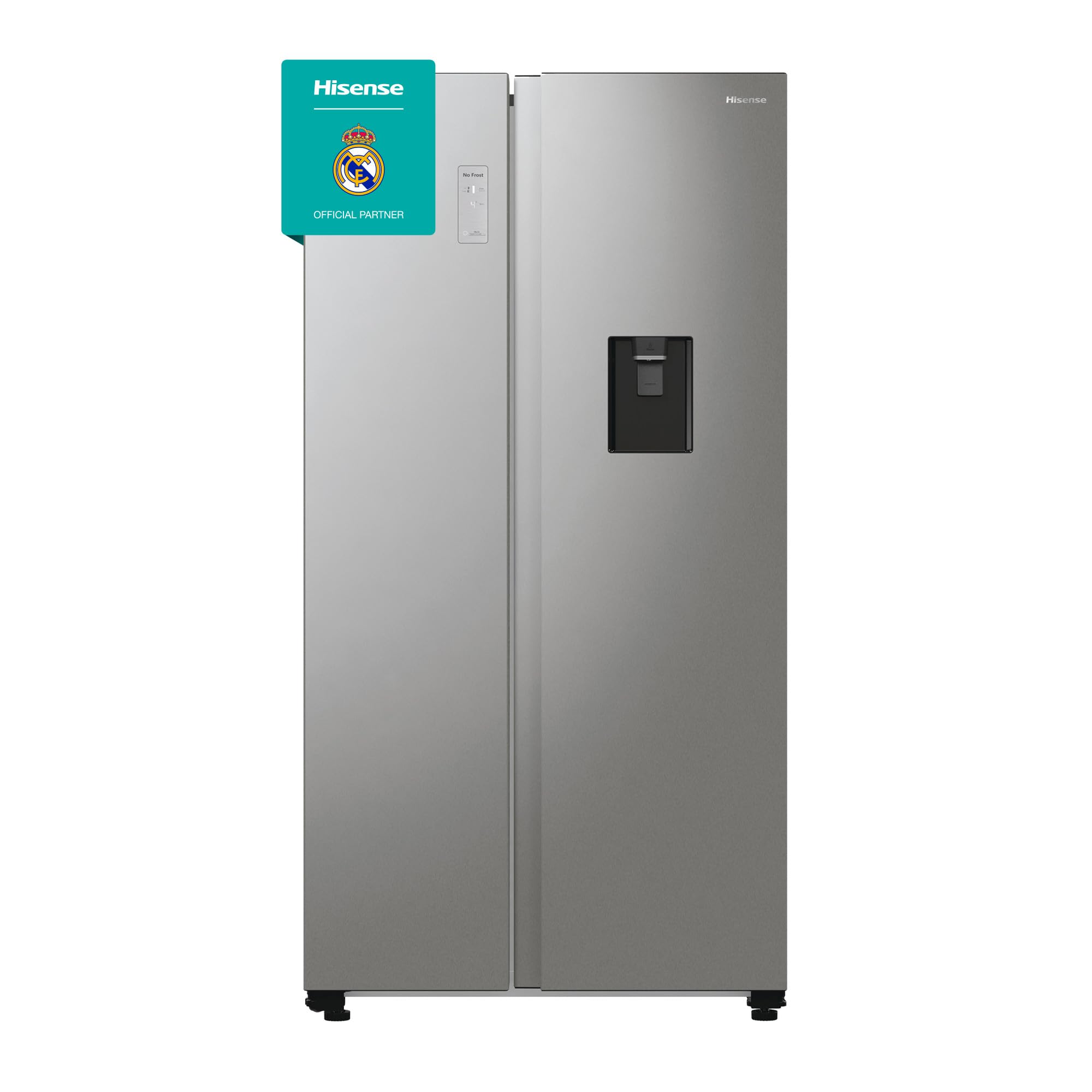 Hisense RS711N4ACE Frigorífico Side by Side, capacidade 547 l com 178,6 cm de altura, sem rost, super frio, alarme de porta aberta, modo de férias, Freezer Convert, baixo nível de ruído, classe E,