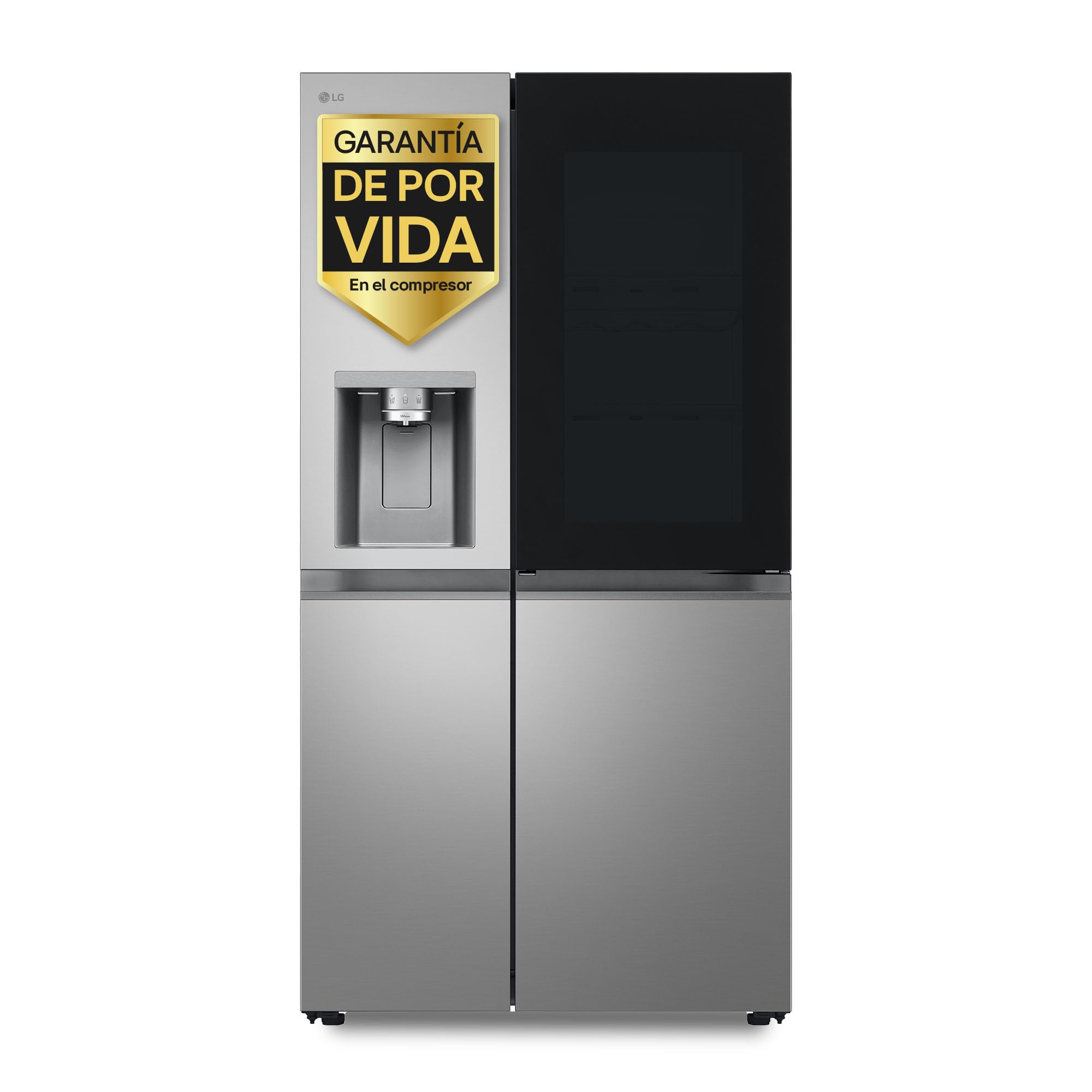 LG GML960PYBE - Frigorífico Americano, Nevera Americana Combi, Door Clooning+, Clasificación E, 641 L, Antihuellas, Color Inox