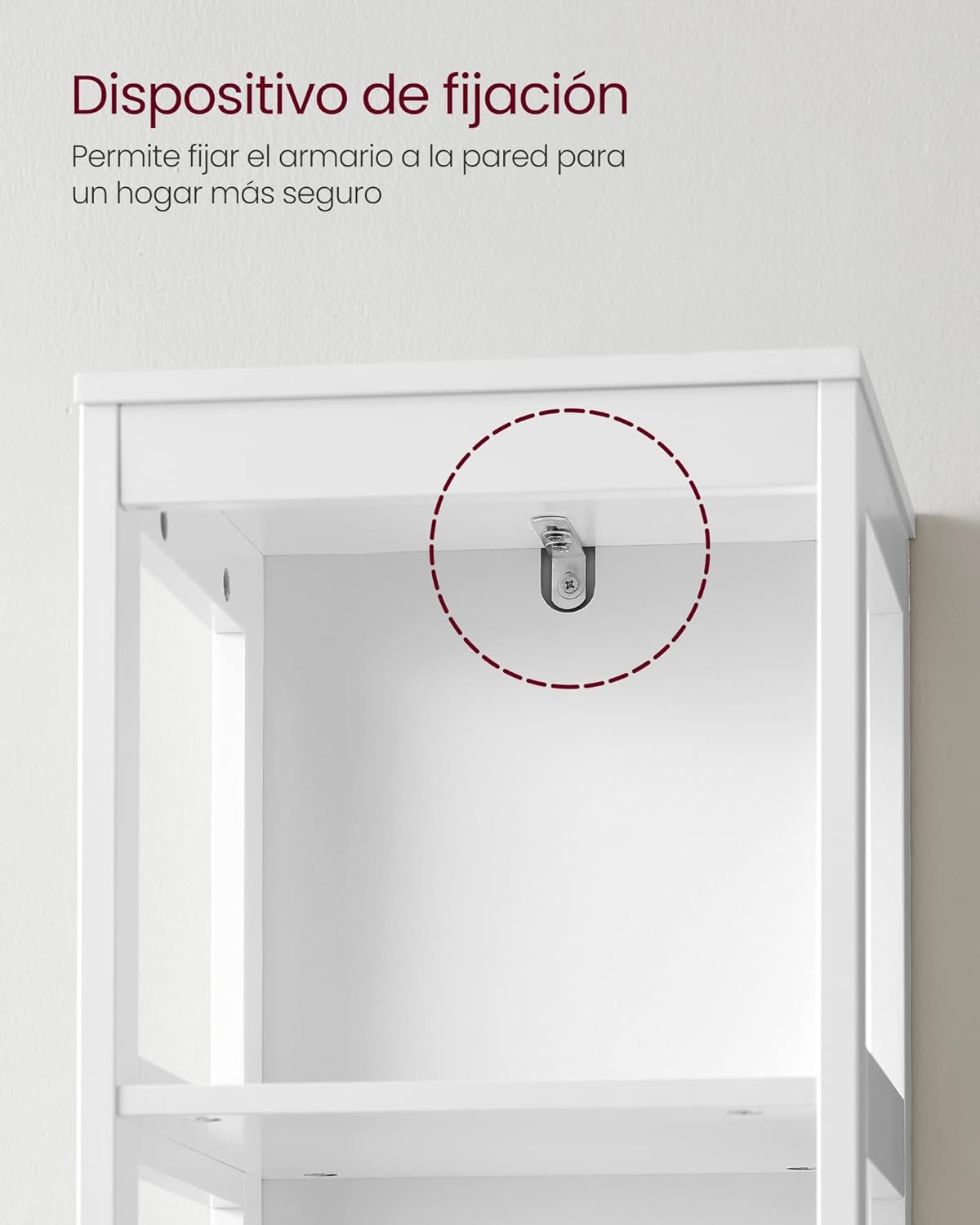 VASAGLE Armário de casa de banho, armário independente, confortável de 2 gavetas, 1 compartimento aberto, para casa de banho, sala de estar, cozinha, branco BBC42WT