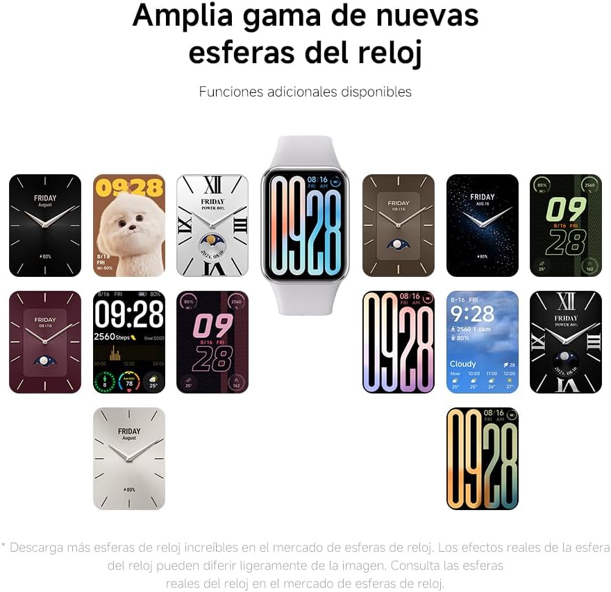 XIAOMI Smart Band 9 Pro Pulseira de atividade, até 21 dias, ecrã AMOLED de 1,74", monitorização do sono, modos desportivos de 150, 5ATM, GPS e bússola, App Mi Fitness, preto