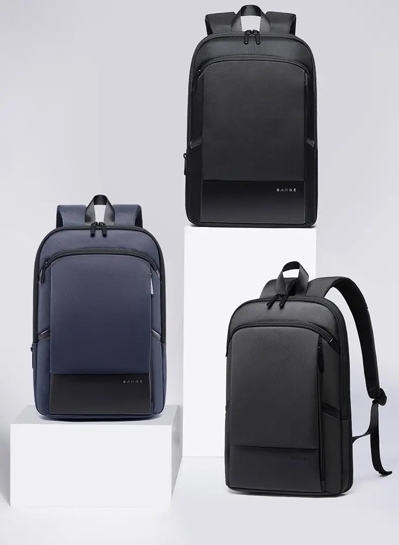 Mochila Ultrafina Masculina Expansível Grande Capacidade Multifunções para Computador Mochila Impermeável