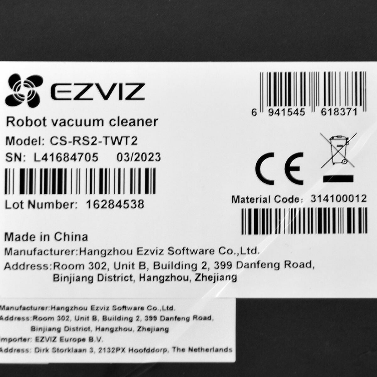 Robot aspirador inteligente Ezviz
