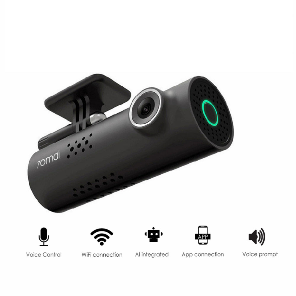 Xiaomi 70MAI 70 minutos Smart WiFi DVR 130 graus sem fio Car Dash Cam 1080p Full HD versão noturna G-Sensor gravador de direção
