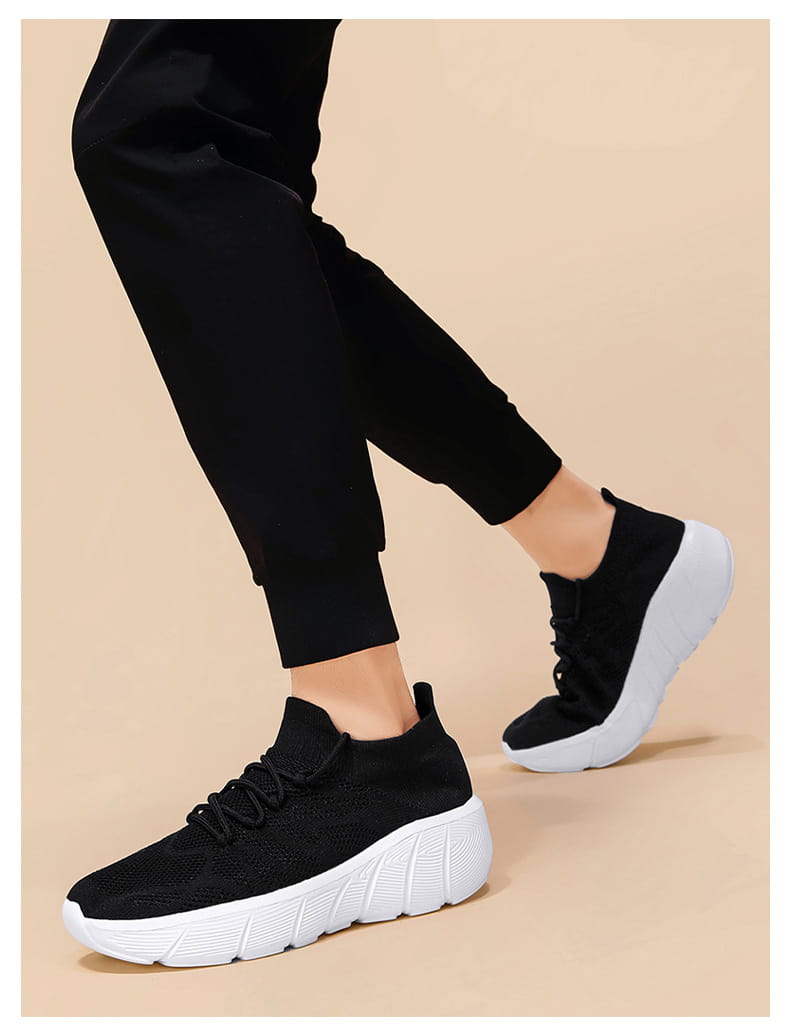Sapatos casuais unisexo, sola grossa, moda estudantil, calçado desportivo