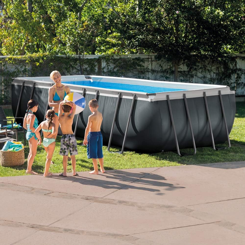 Intex 26356NP Piscina desmontável retangular, ultra XTR Frame 549 x 274 x 132 depuradora robô limpa-fundos Krystal Clear® ZX50