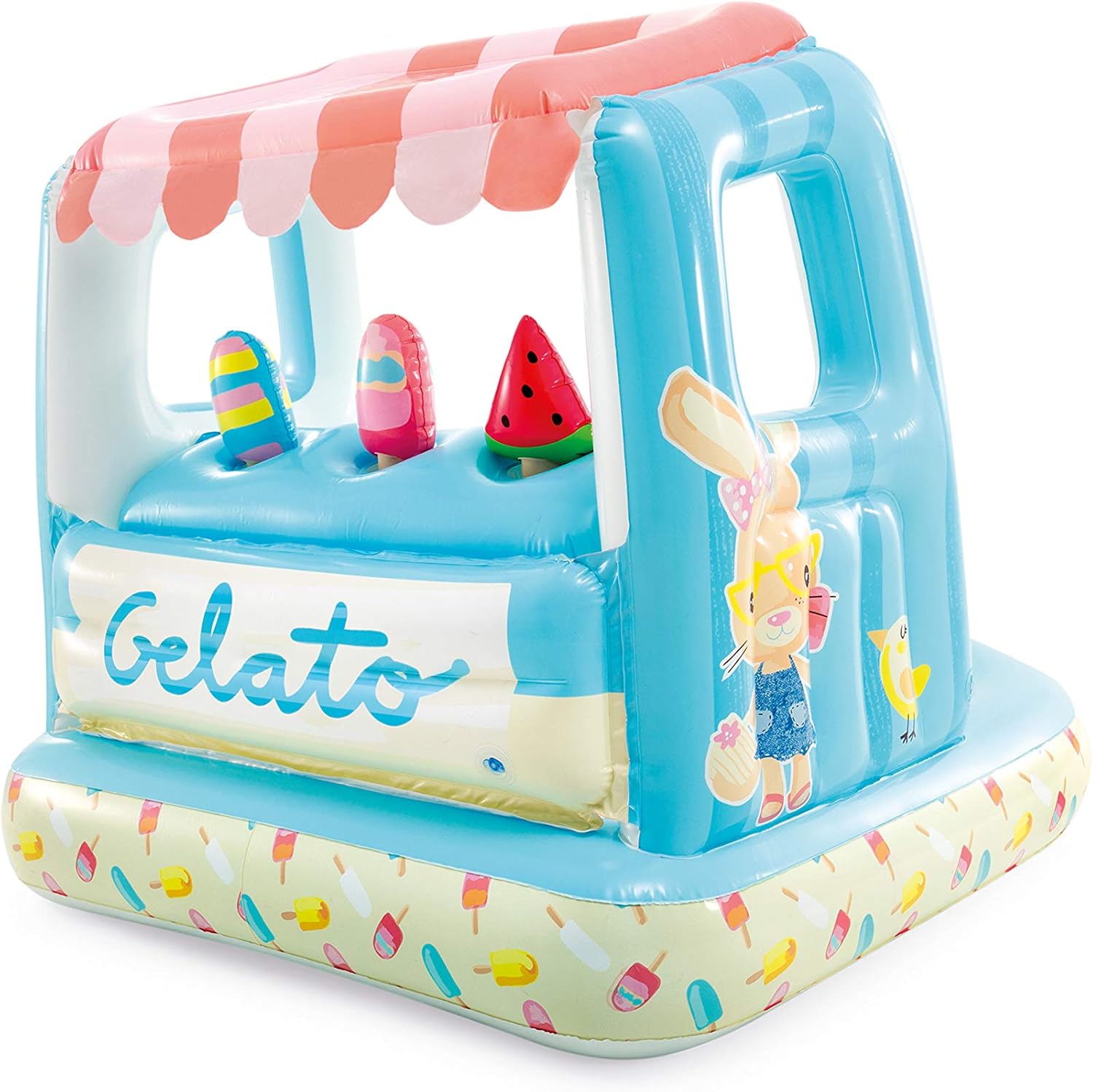 Centro de juegos INTEX heladería hinchable con 3 helados