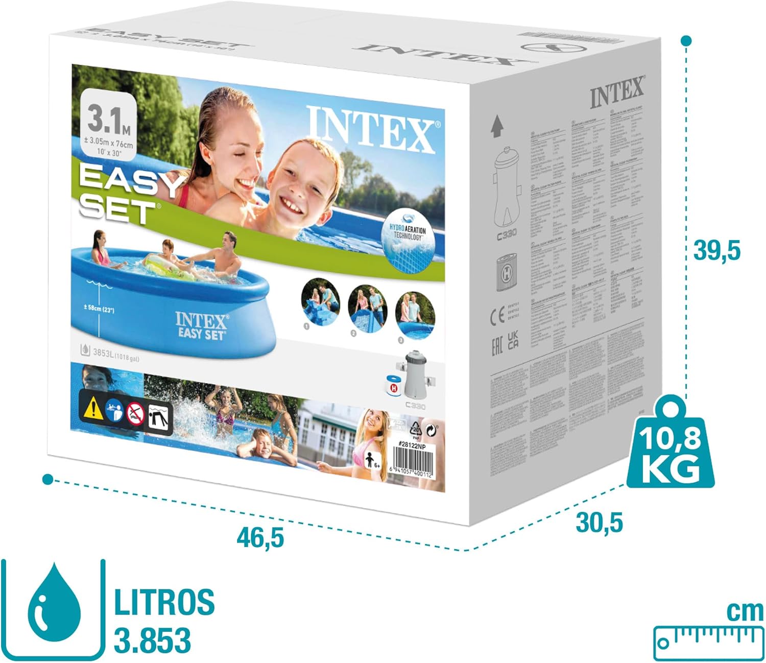 Intex Easy Set Piscina insuflável