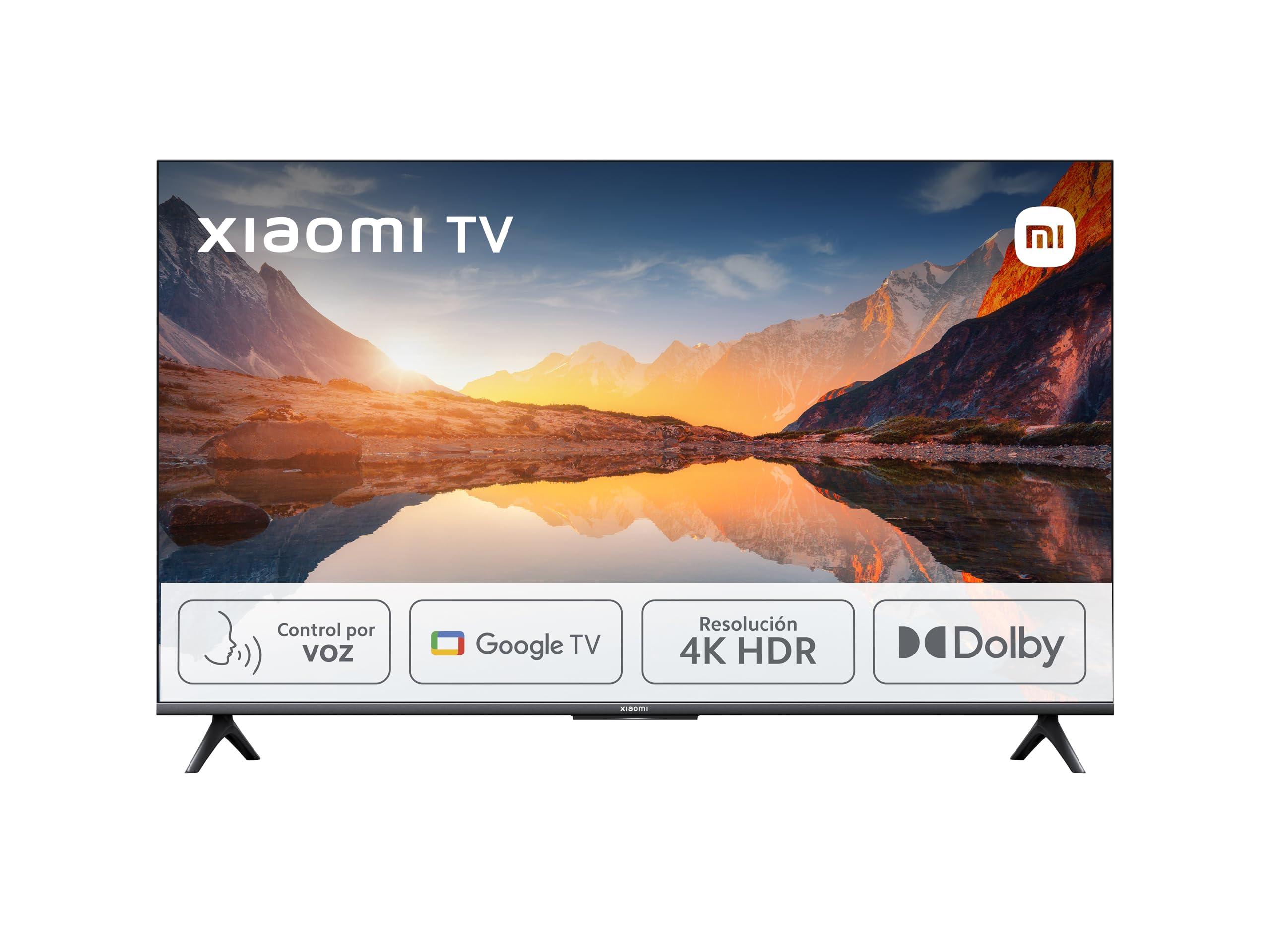 Xiaomi TV A 2025 32" Smart TV HD HDR, Google TV, controlo de voz, Dolby, preto