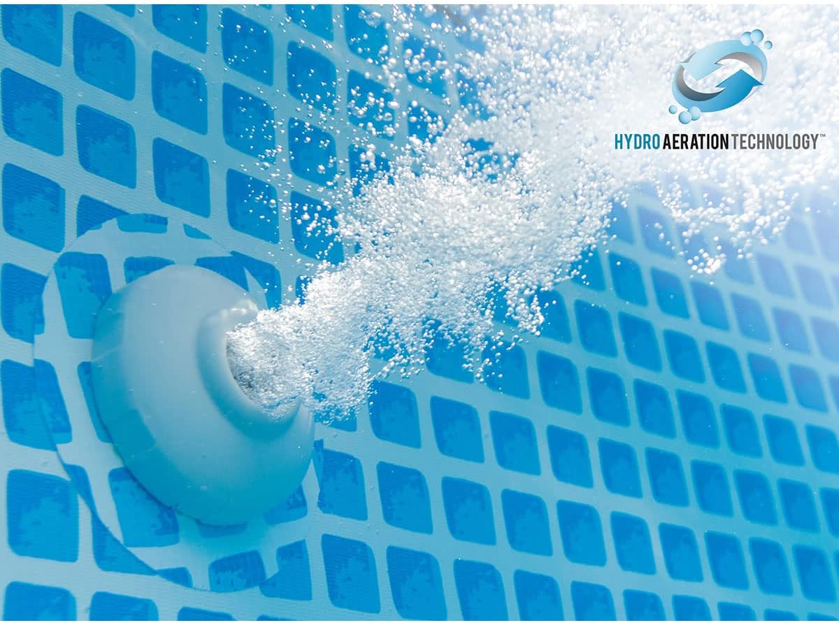 Intex 4M x 2 m, Prism Frame retangular, conjunto de piscina