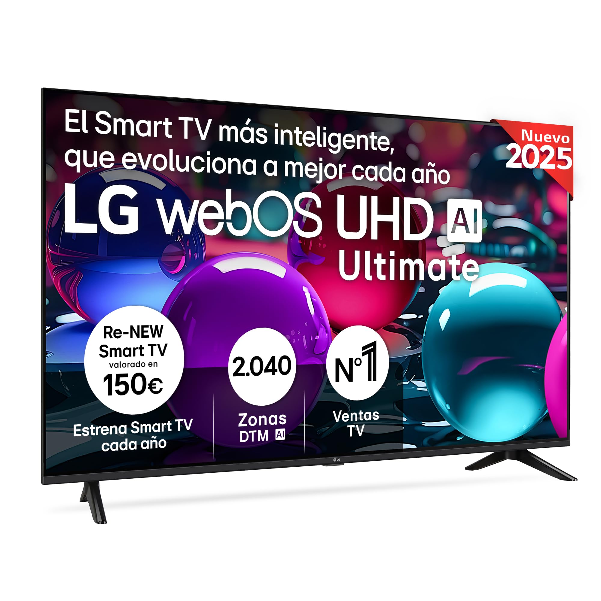 LG 43UT73006LA 43", UHD 4K, série UT73, Smart TV, WebOS24, Processador a5, HDR10, Dolby Digital Plus, SmartTV, 3840x2160, preto