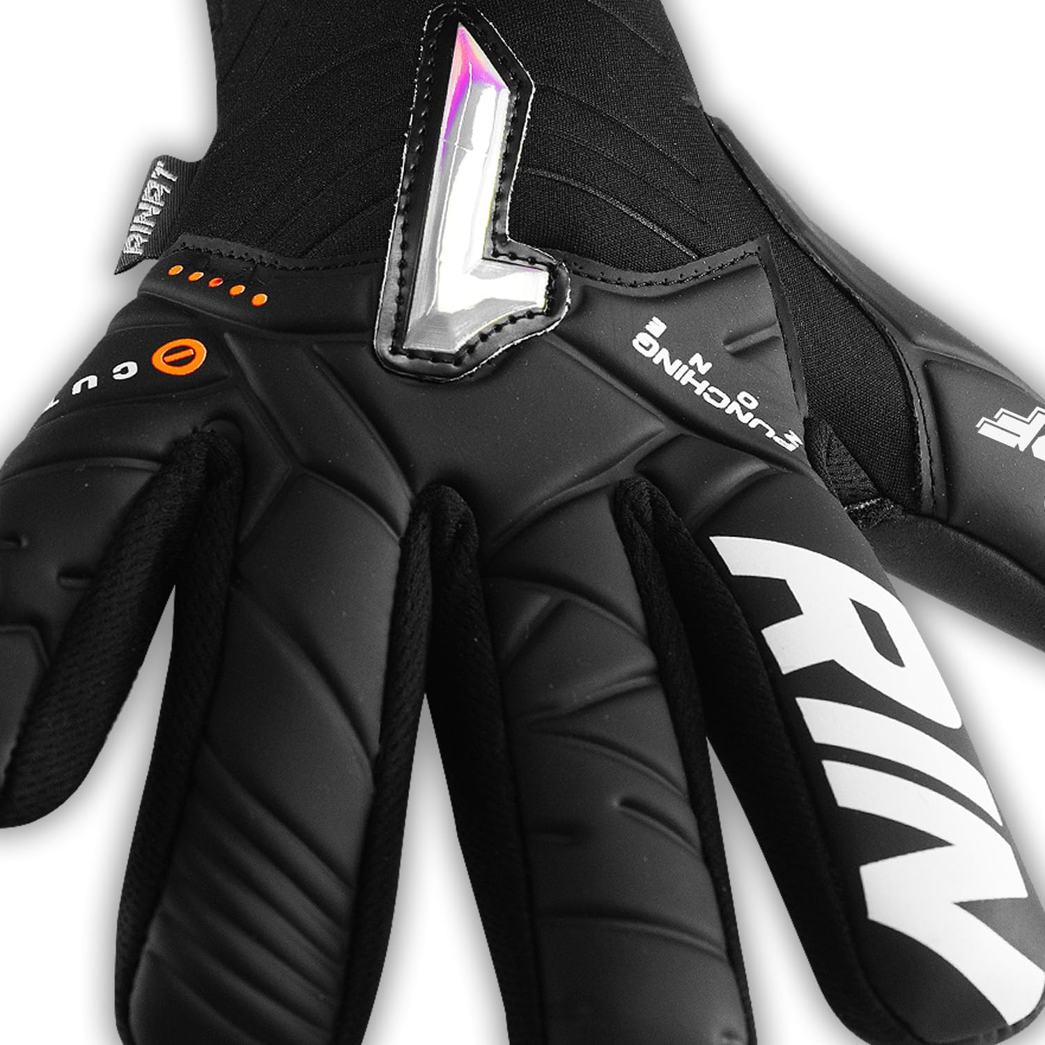 Rinat Kratos Turf Blk Luvas de guarda-roupa, juventude unissexo