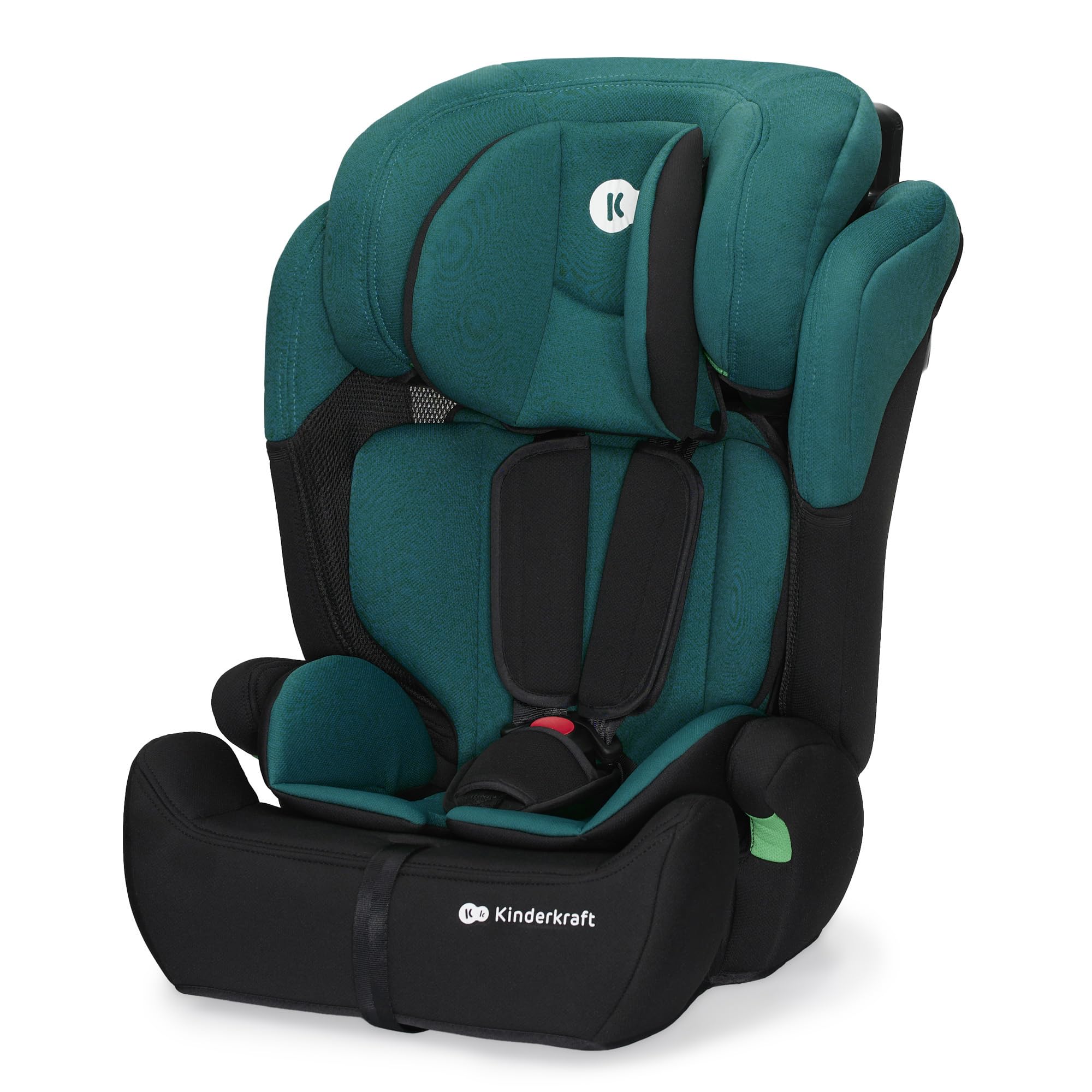 Kinderkraft COMFORT UP I-SIZE 76-150 cm, Silla de coche bebé, Silla coche para niños, Sillade, Cinturón, regula en 11 niveles, Grupo 1/2/3, 15 meses - 12 años, 9-36 kg, Negro