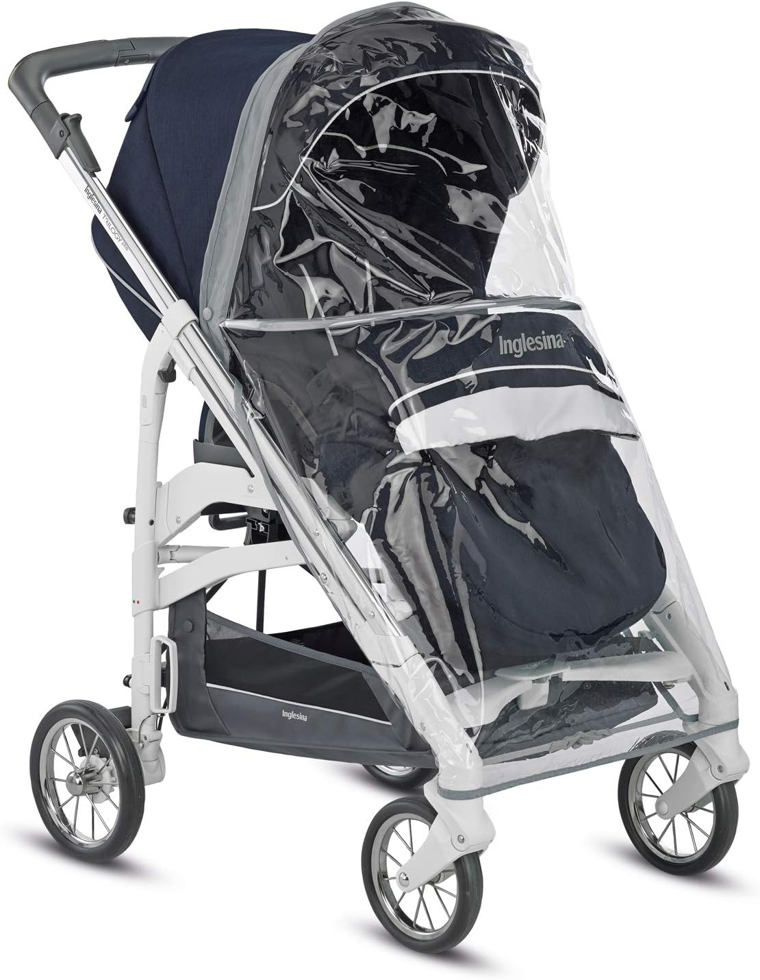 Inglesina A096KG000 - Protetor de chuva para carrinho de passeio, compatível com Aptica/Trilogy/Quad