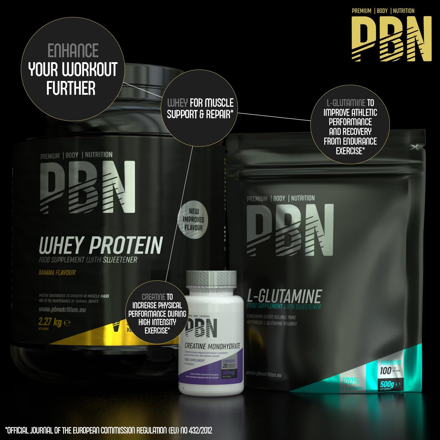 Premium Body Nutrition - Proteína de soro de leite em pó, 2,27 kg (embalagem de 1), sabor banana, sabor otimizado