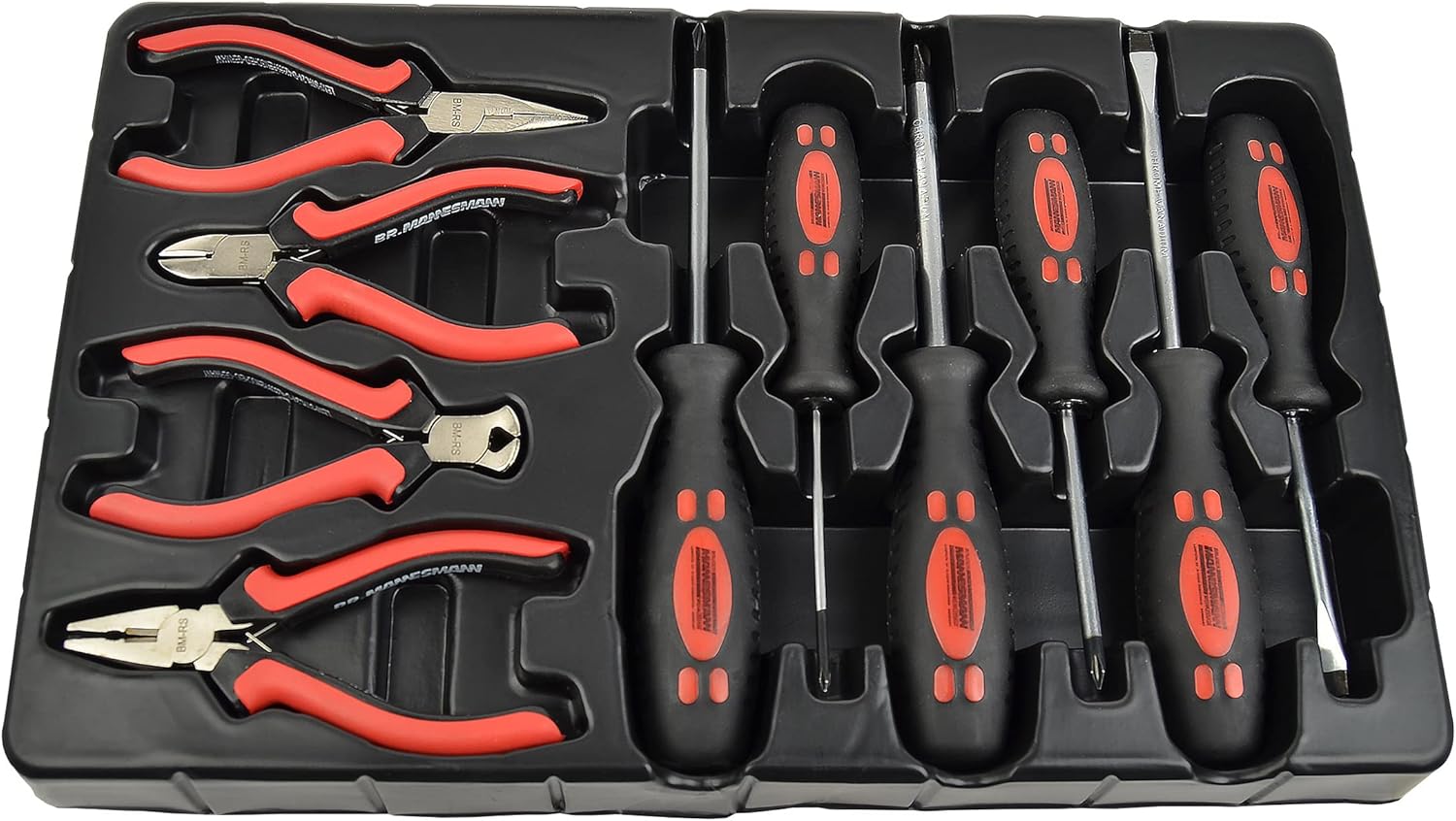 Mannesmann M29066 Caixa de ferramentas equipada com 155 peças