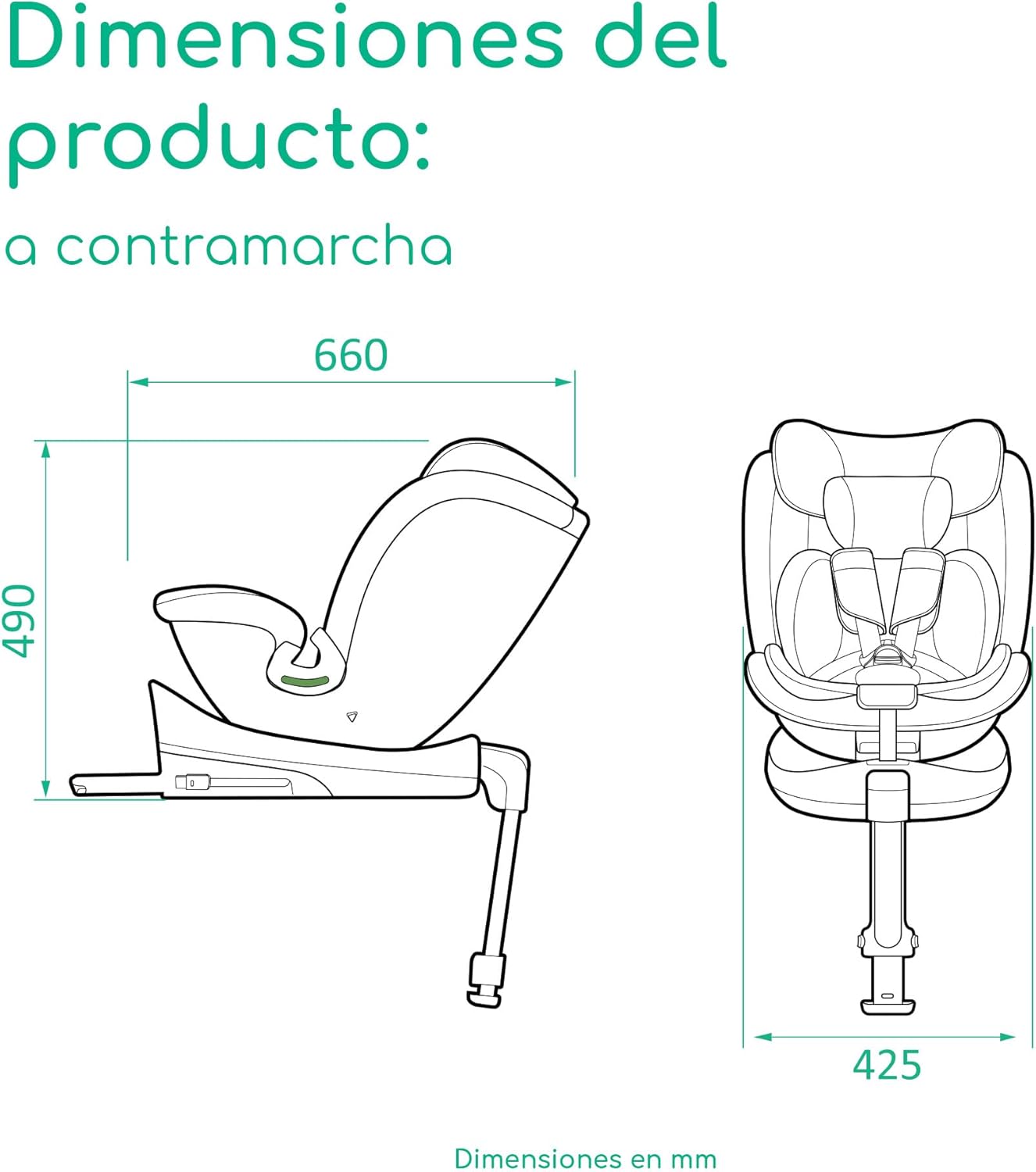 Bebeconfort RevolveFix Plus 360 i-Size, Cadeira de carro 360, 0-12 anos, 40-150 cm, cadeira de carro ISOFIX, suporte para perna, rotação de 360, 8 posições de relinação, 12 posições repos-cabeça, full