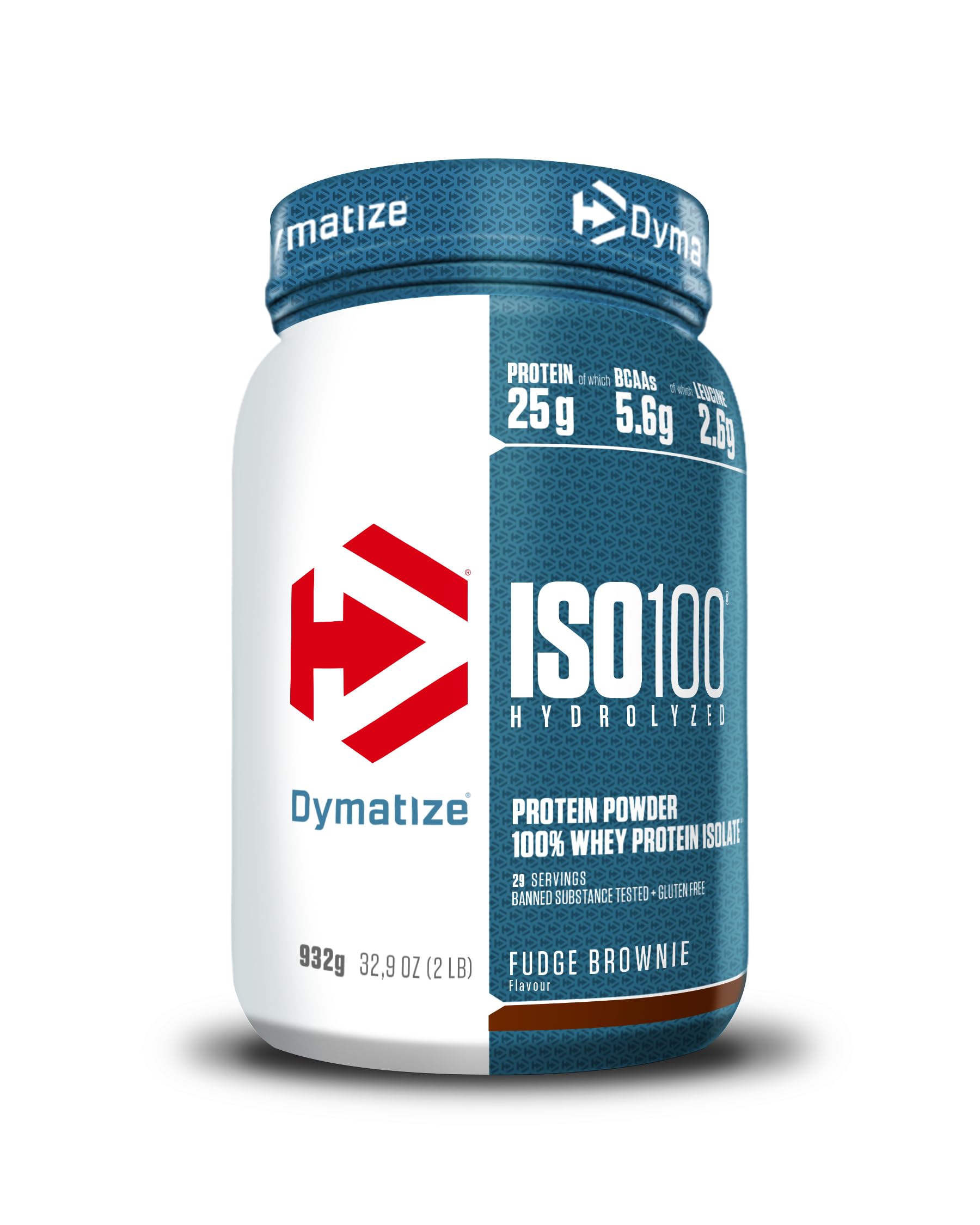 Dymatize ISO 100 Hydrolyzed Gourmet Vanilla 2264 g - Hidrolizado de proteção de soro Whey isolado em pó