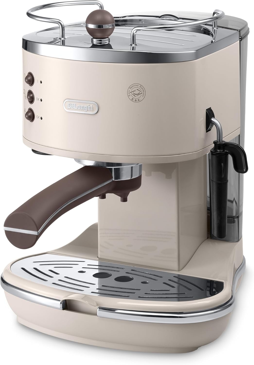 De'Longhi DELONGHI Icona Vintage ECOV 311.BG Mã Quina expresso 1,4 L semi-automática tica, 1100 W, 2 taças, 0 decibéis, aço inoxidável, bege