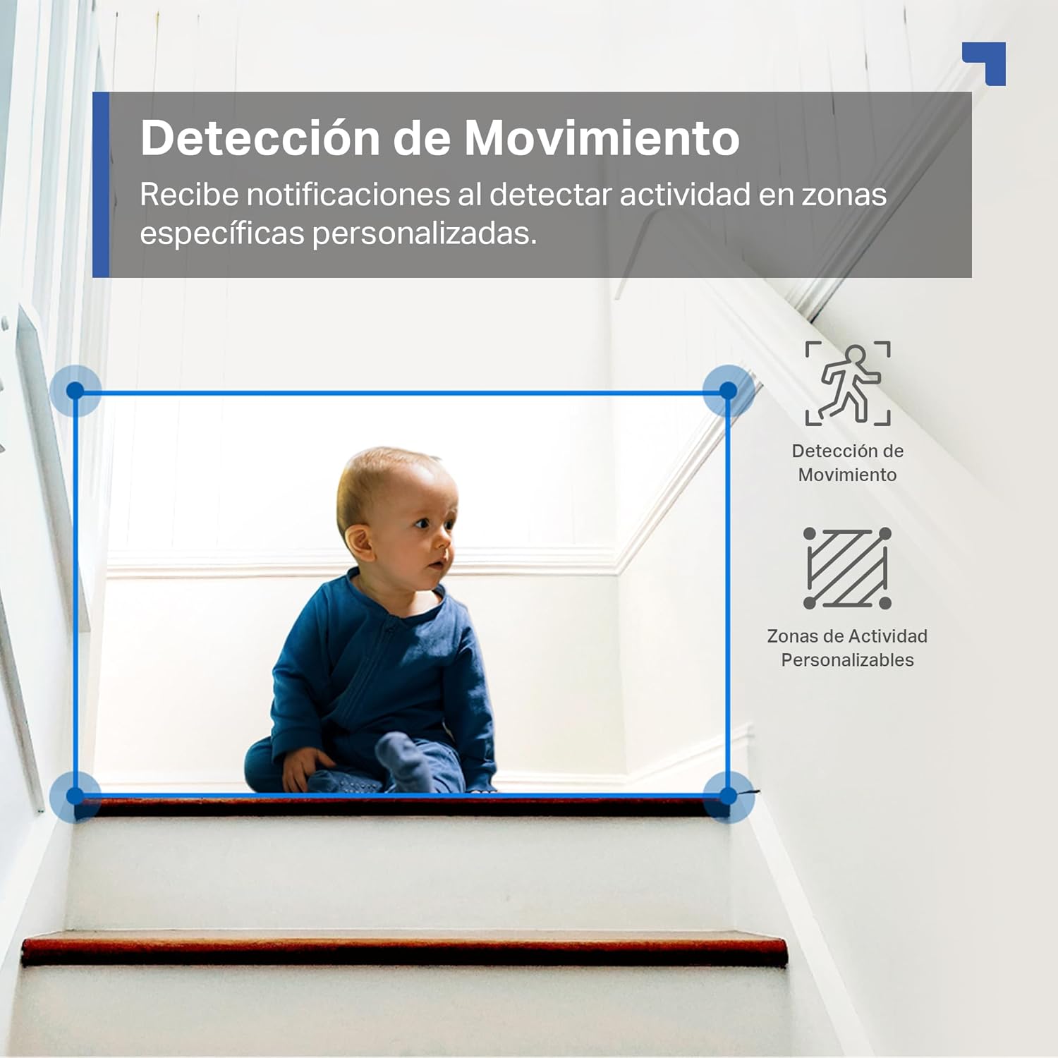 Tapo C230 - IA Cámara Vigilancia 360°, 3K 5MP, Alarma Sonora/Luz, Visión Nocturna, Audio Bidireccional, AI Detección Movimiento, Control Google/Alexa, Tarjeta SD hasta 512G, Fácil configuración
