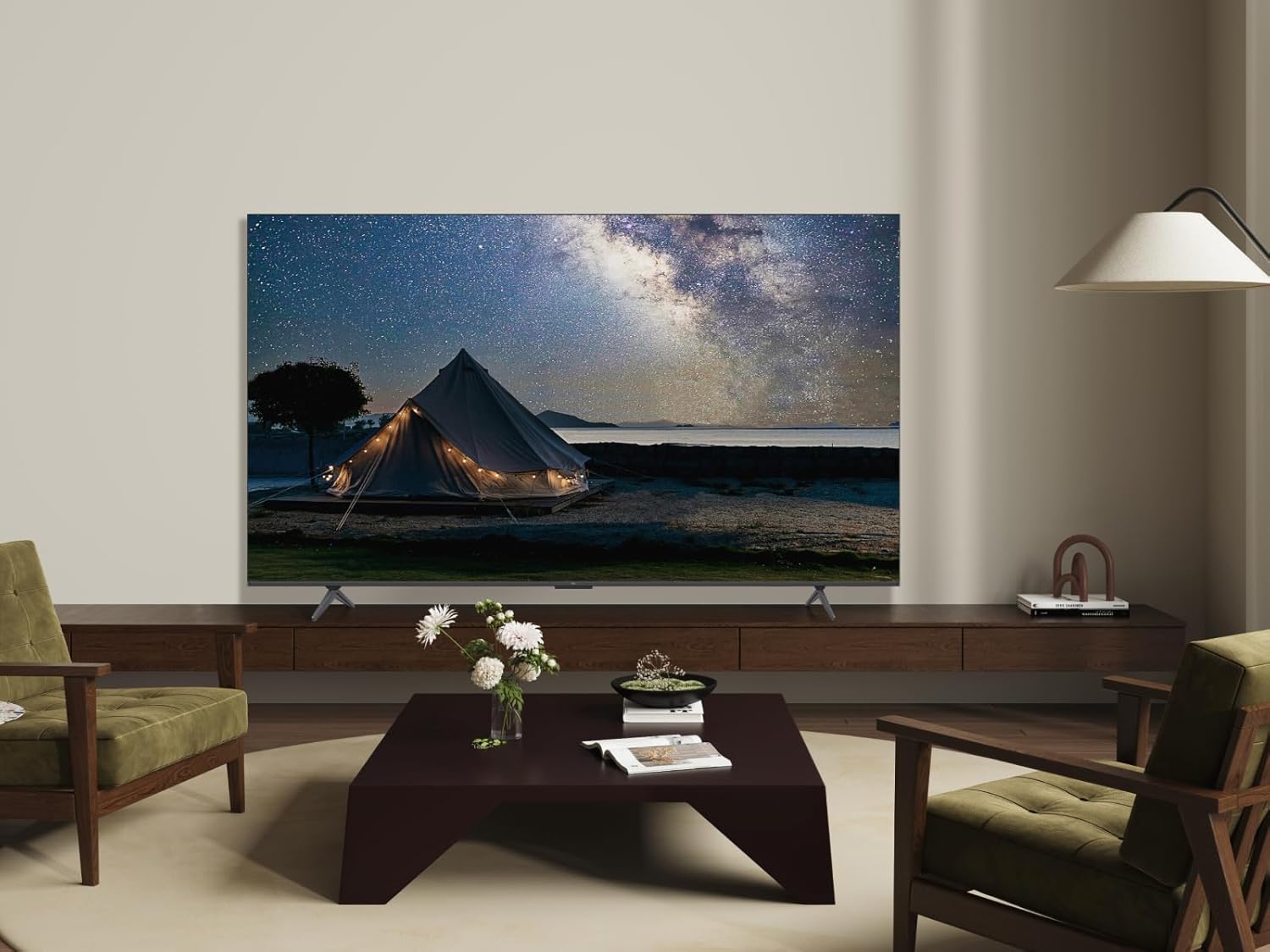 TCL 65T8C 65” QLED 4K 144Hz HDR UHD TV, Smart TV Powered by Google TV (Dolby Vision & Atmos, 144Hz Motion Clarity Pro, FreeSync, Onkyo 2.1 Sound, Voice Control, Compatible with Google Assistant Cast)
