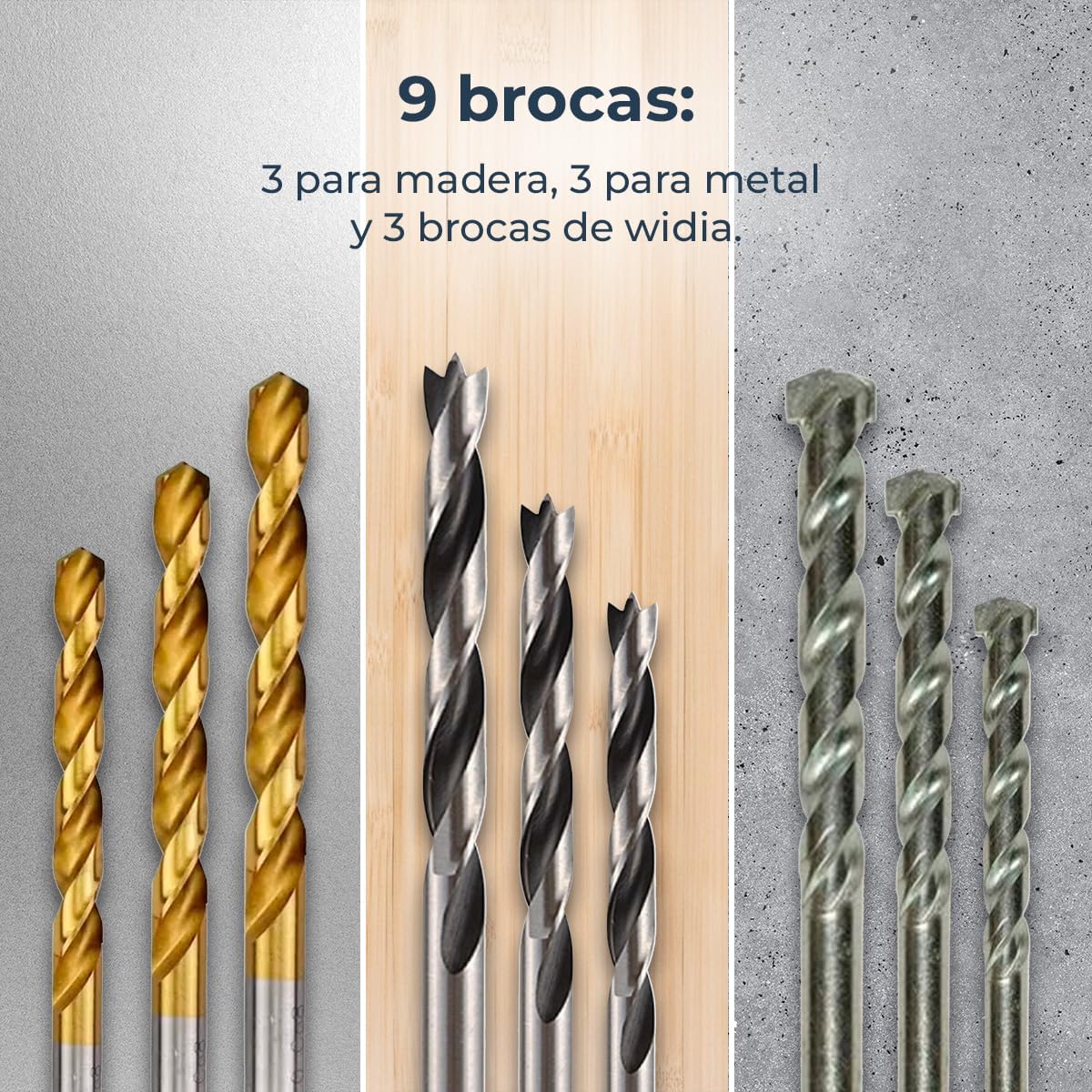 Cecotec Taladro Eléctrico Percutor PowerDrill 850 EasyAdjust. 850W, 46000 impactos por minuto, 4800 rpm, Cable extralargo 3m, Mandril portabrocas sin llave 13mm diámetro, Totalmente equipado