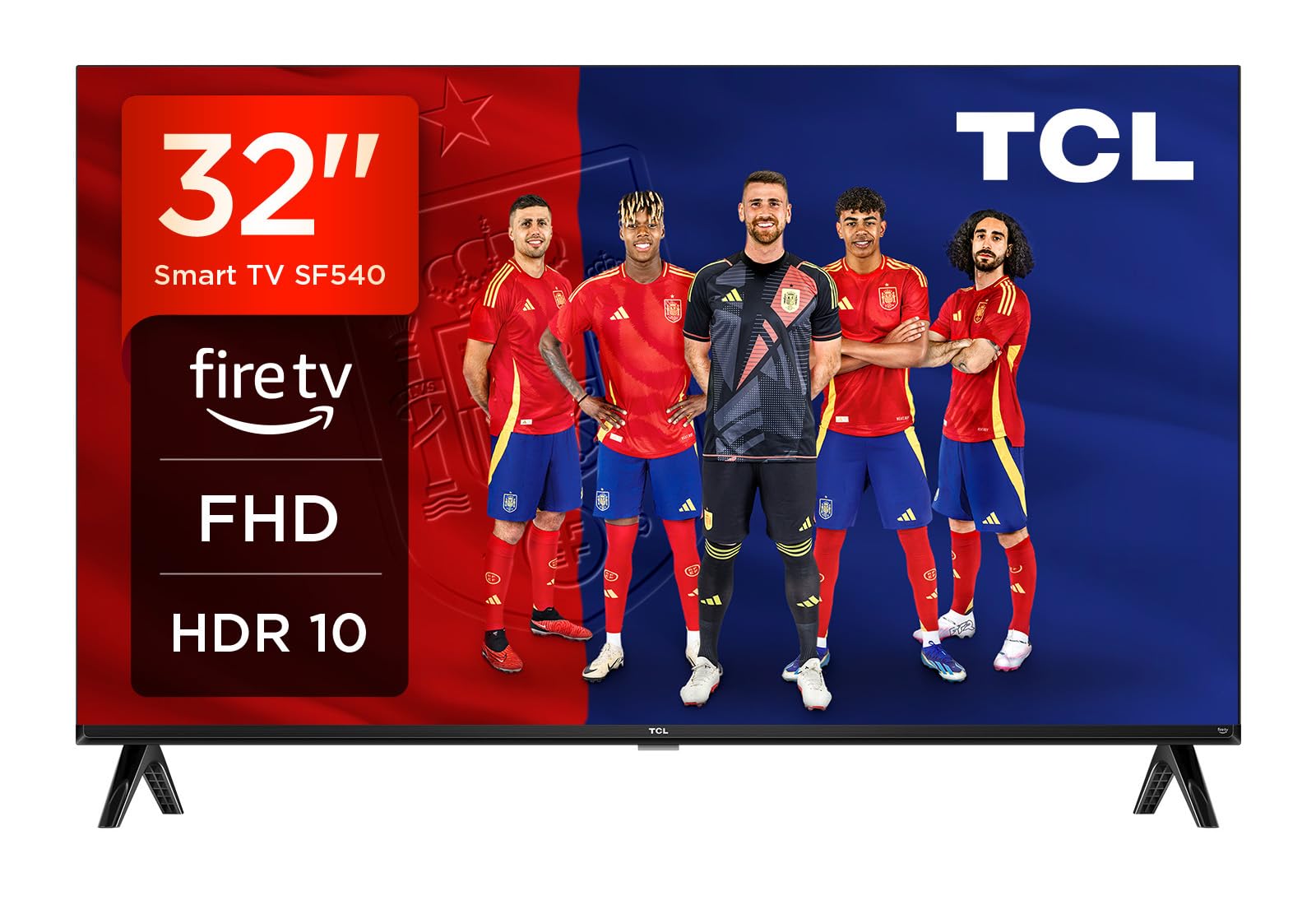 TCL 32SF560 – Smart QLED Full HD 32" TV Direct LED con Fire TVy HDR, Pulsa y Pregunta a Alexa, diseño metálico sin Bisel