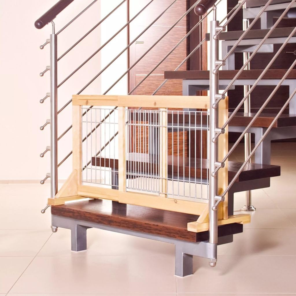 Trixie Barrera Extensible Perros, 60-108x50x31 cm, Haya
