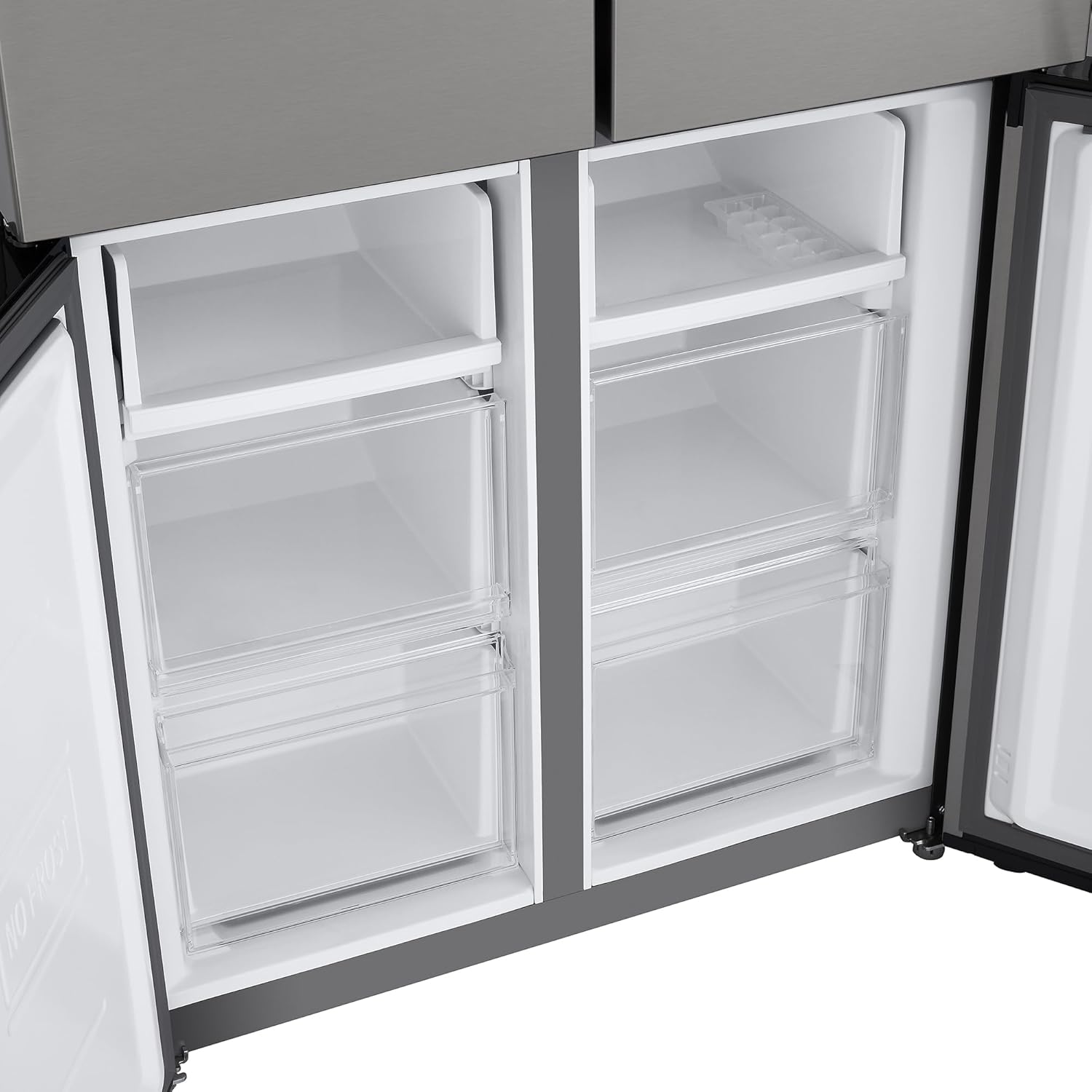 LG GMM41MSBEM - Frigorífico Americano Combi, Total No Frost, Clasificación E, Capacidad 474L, Silver