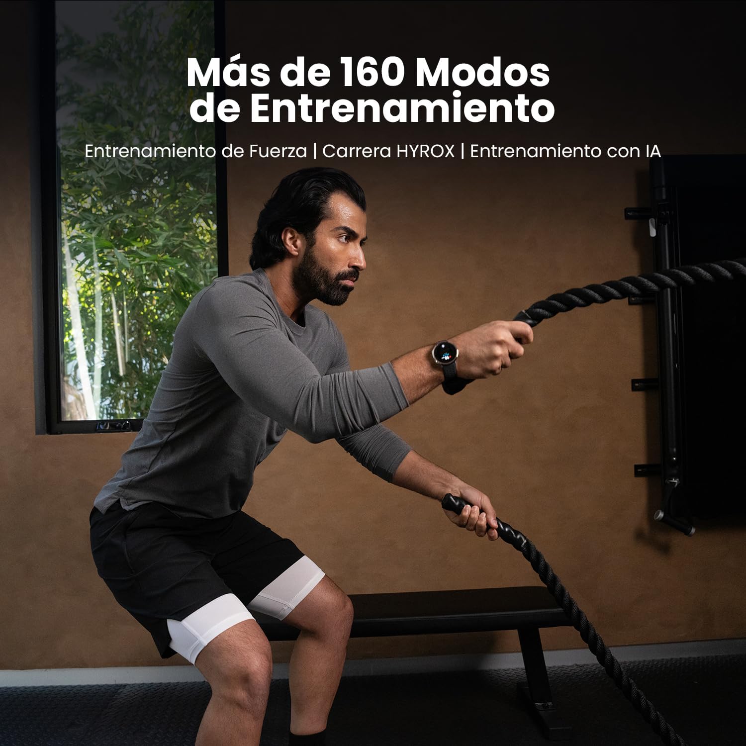 AMAZFIT Active 2 Smart Watch 44mm, AI, Control por Voz, GPS & Mapas sin Coste, Batería de 10 Días, 160+ Modos Deportivos, Resistente al Agua 5 ATM, Compatible con Android & iPhone, Negro
