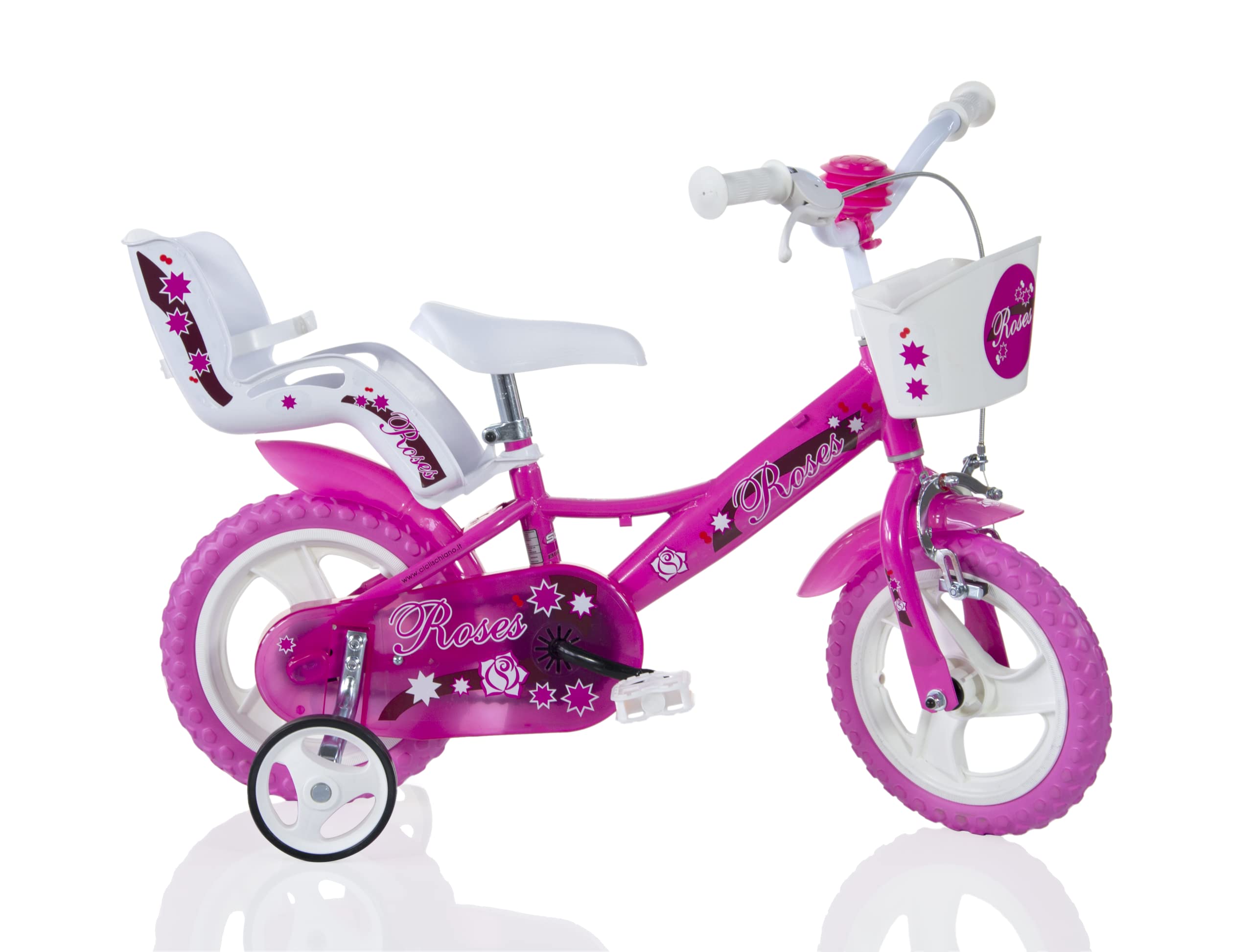 SCH Bicicleta rosas infantis, menina