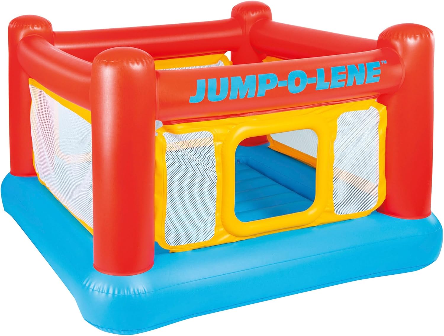 Intex Castelo insuflável para crianças, salto insuflável, 174 x 112 cm, peso máximo 54 kg, crianças entre 3 e 6 anos, castelos insufláveis, parque infantil, para interior e exterior (48260)