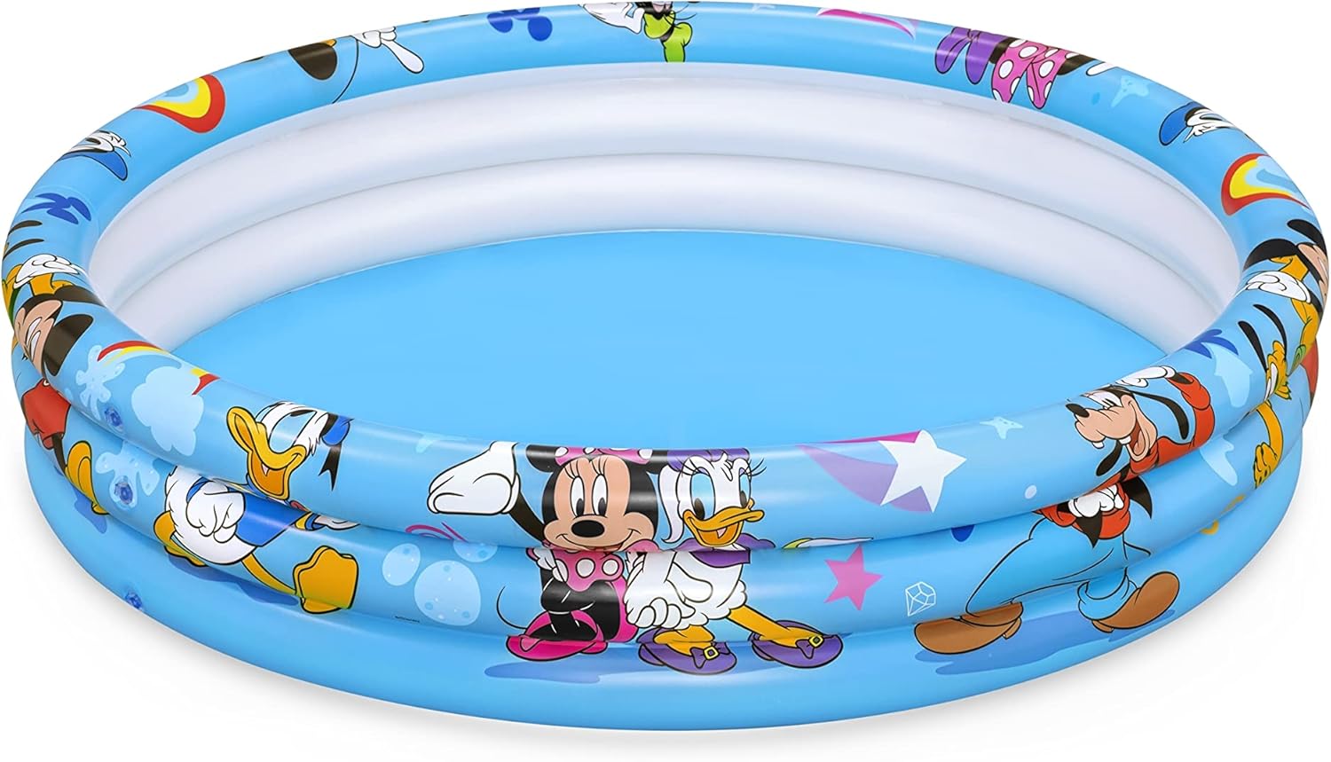 BESTWAY Piscina Hinchable Infantil Disney Junior Mickey & Friends 122x122 cm Multicolor