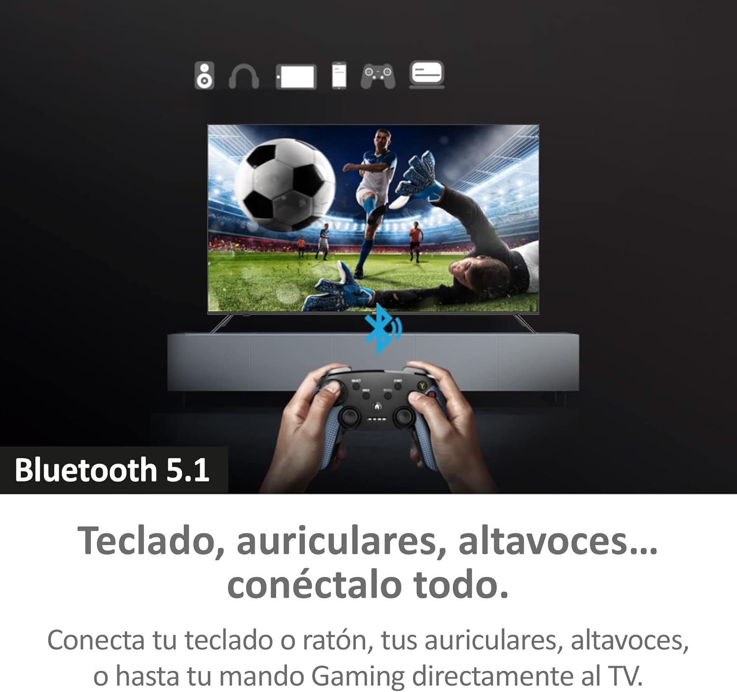 Haier Direct LED Full HD H32K702FG - 32", Smart-TV, HDR, Dolby Audio, Android 11, Smart-TV, Google Assistant, Bluetooth 5.1, DBX TV, HDMI 2.1 x 3, sem molduras