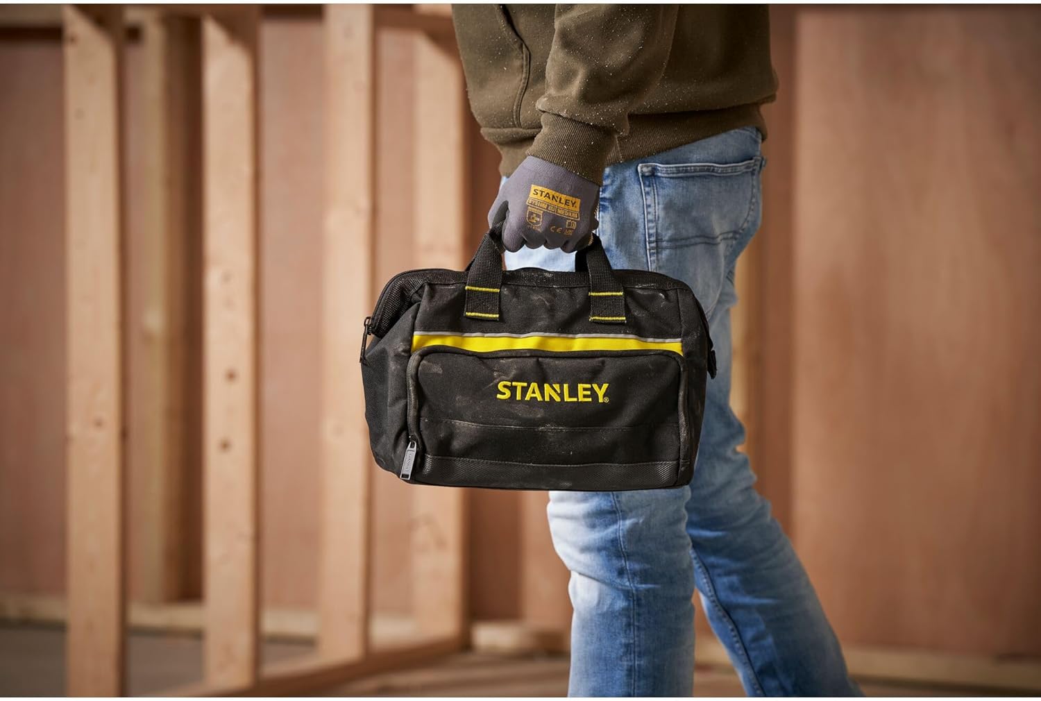 STANLEY 1-93-330 Bolsa para ferramentas, 30 x 25 x 13 cm, modelos variados, 1 unidade