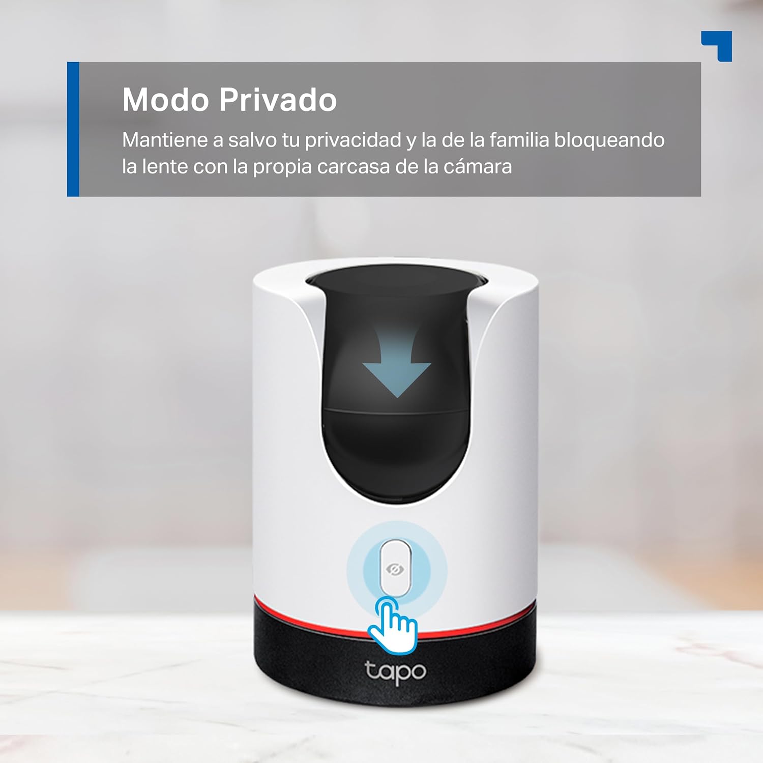 Tapo C225 - IA Câmara de vigilância 360°, 2K QHD, Inteligente de IA, visão noturna, áudio bidirecional, detecção de movimento, suporta cartão SD 512G, controlo remoto, configuração fácil