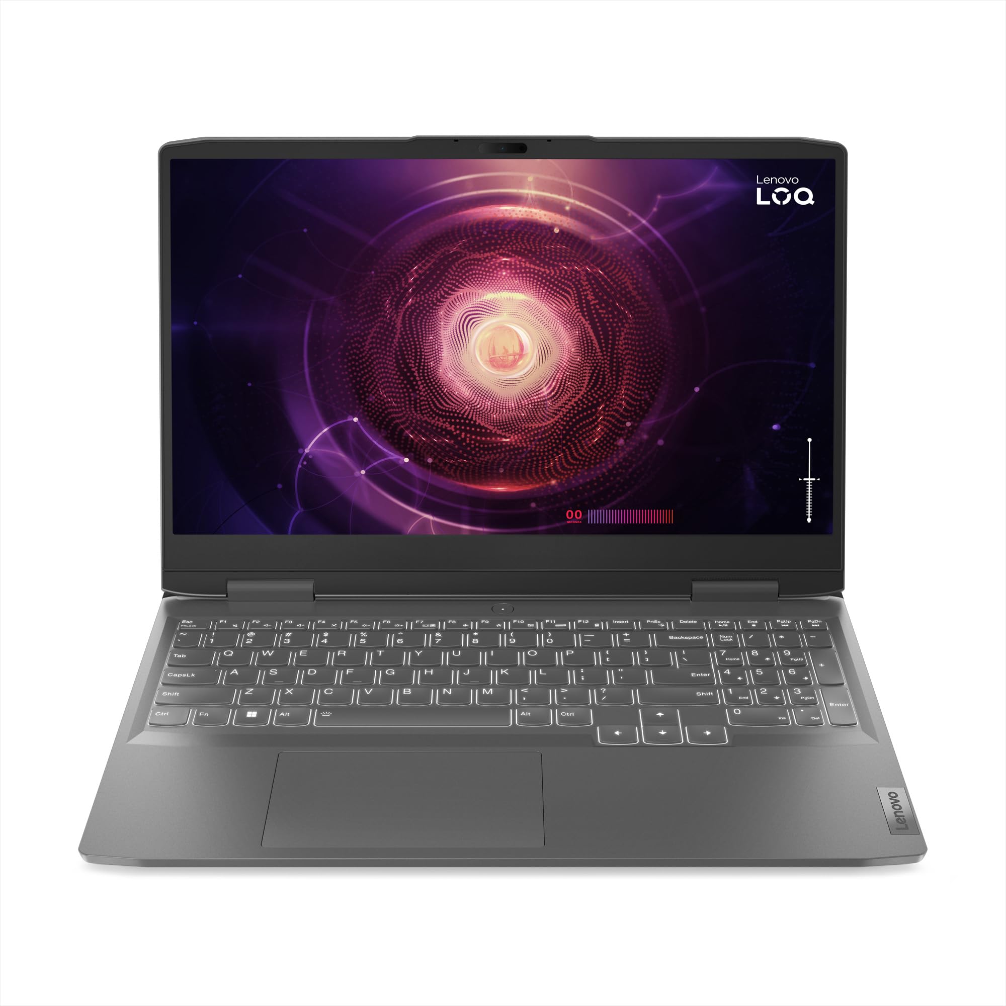 Portátil de gaming Lenovo LOQ Gen 9 15,6" FHD, 144 Hz (AMD Ryzen 7 7435HS, 24 GB de RAM, SSD de 1 TB, NVIDIA GeForce RTX 4060 8 GB, Wi-Fi 6, sem sistema operativo) – Teclado QWERTY espanhol, cinzento lua