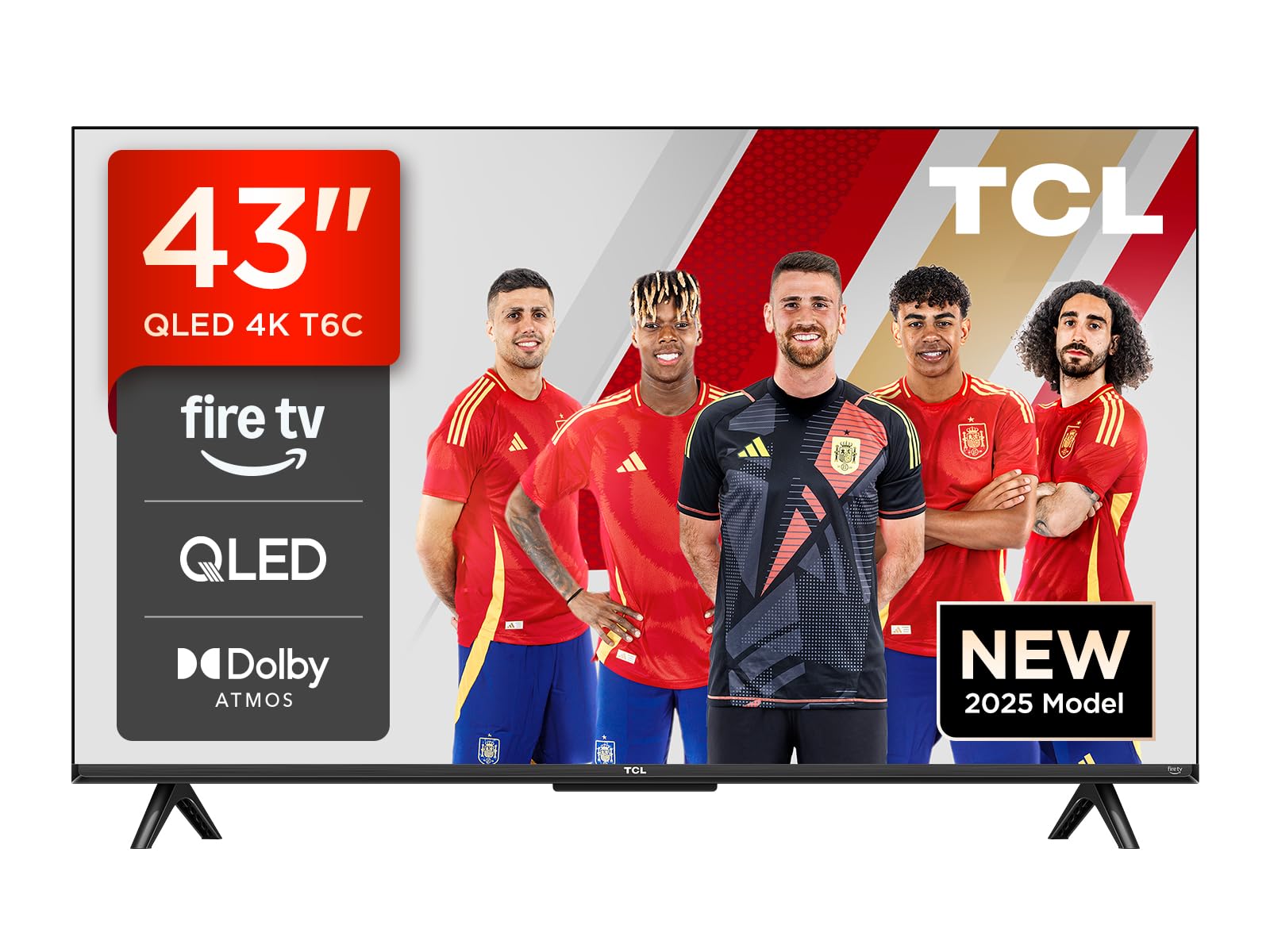 TCL 32SF560 – Smart QLED Full HD 32" TV Direct LED con Fire TVy HDR, Pulsa y Pregunta a Alexa, diseño metálico sin Bisel