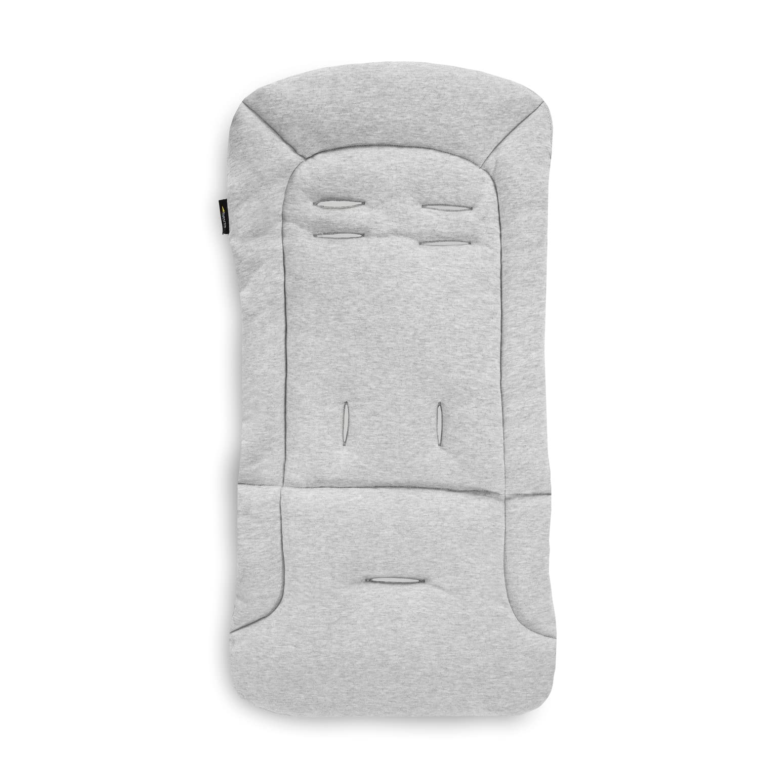 hauck Colchoneta para Silla de Paseo Universal - Funda Carrito Bebe y Remolques de Bicicleta para Niños, Algodón, Transpirable, Suave, Fácil de Fijar, Verano e Invierno - Gris Oscuro